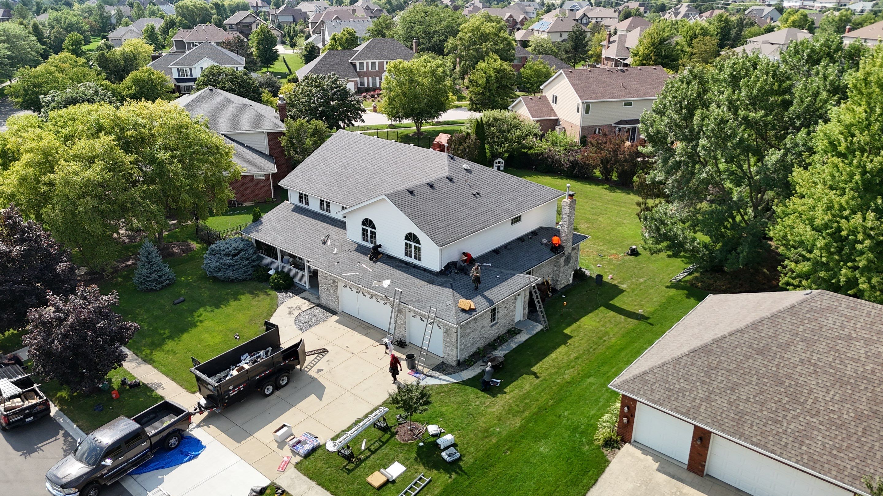 Roof and gutters replacement by Optimal Home Improvement 