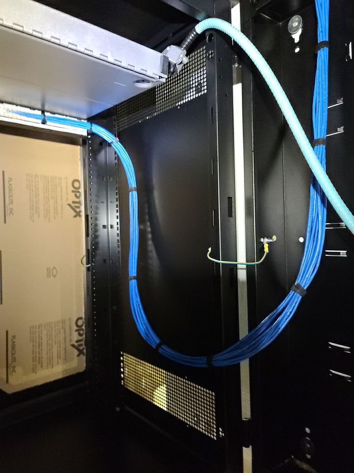 Structure Cable Installation using Cat 6 Cabling & Fiber  by Firmament Solutions