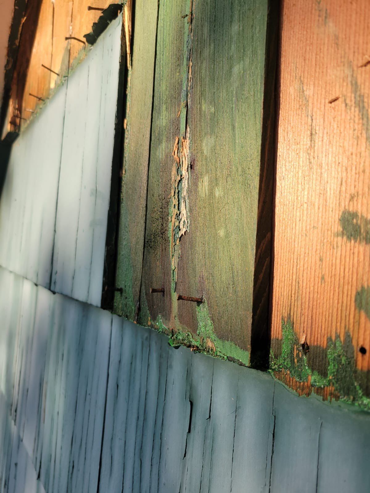 Siding Repair using Wood Shake by A Plus Exterior