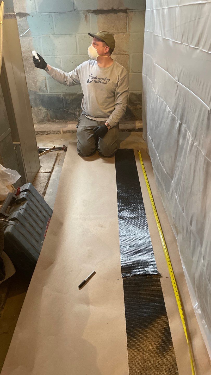 Basement Waterproofing in Crystal by Waterproofing Northeast