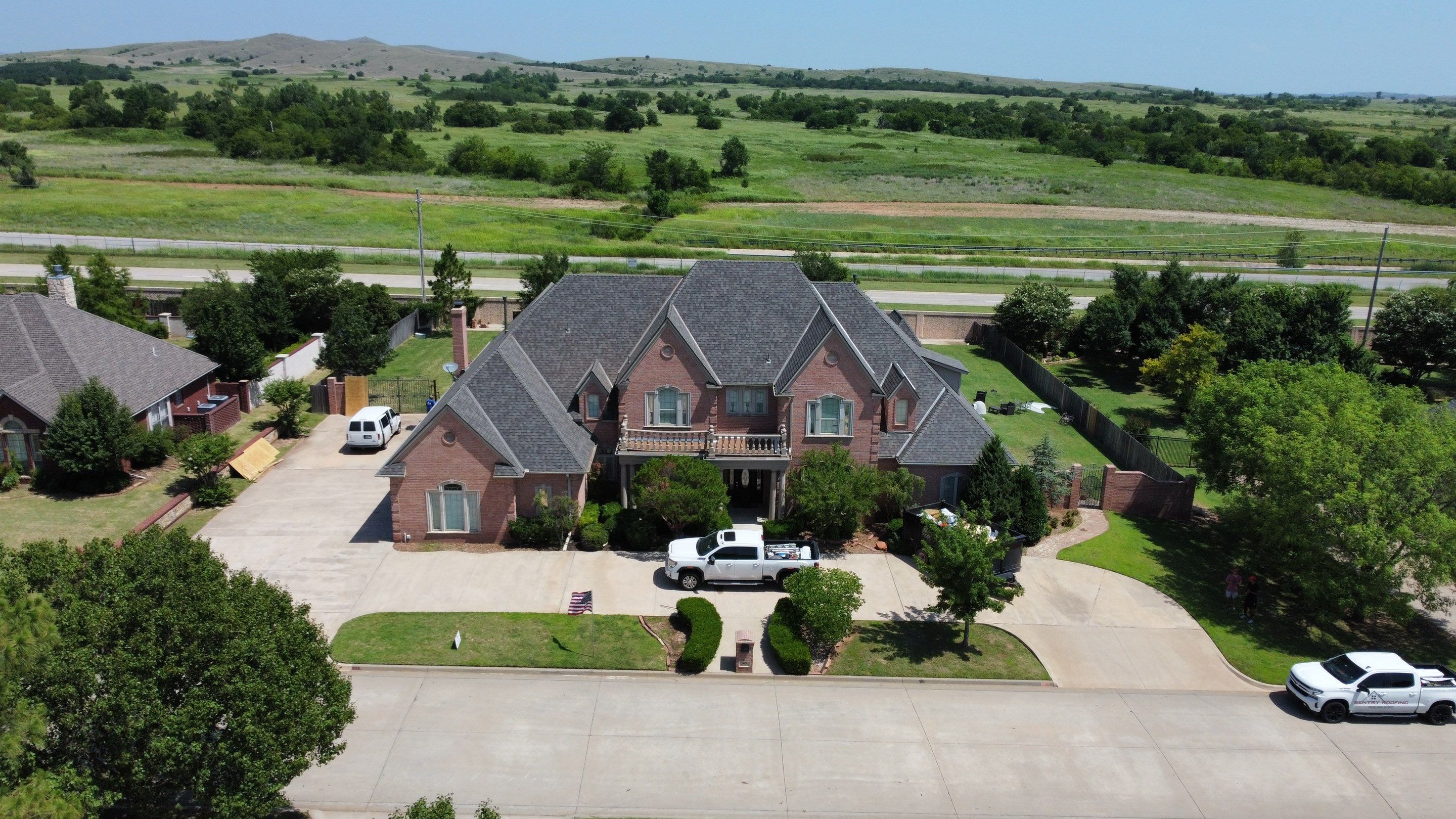 Residential Roof Replacement using CertainTeed Landmark (Weathered Wood) by Sentry Roofing