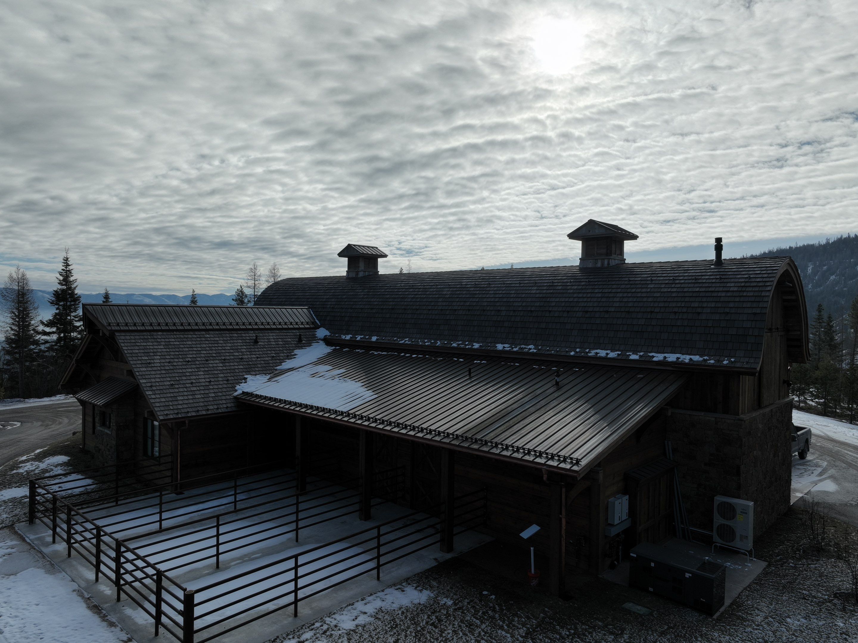 Horse Barn Install  by Montana Roofing Solutions