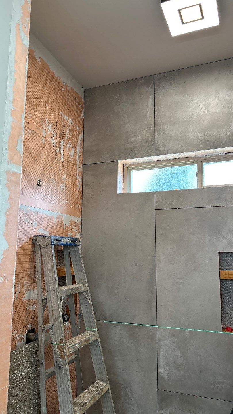 Stunning Tile Shower Installation  by Footprints Floors of Nashville