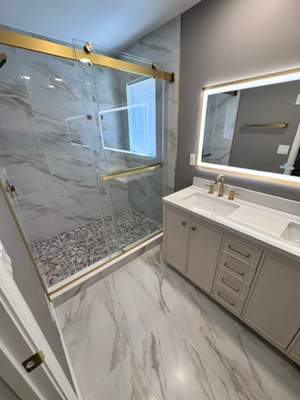 Master bathroom remodel