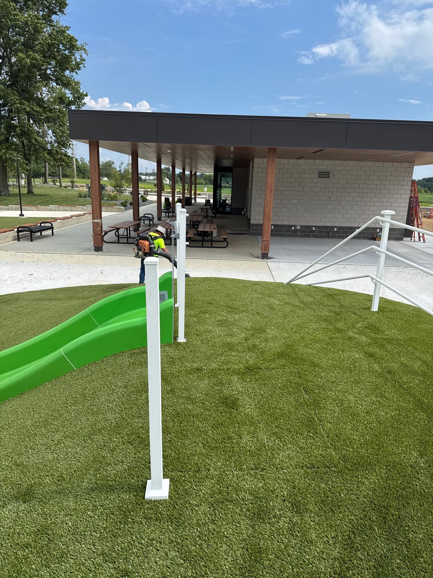 Playground Grass in Newburgh, IN by ForeverLawn NEIN/INDY