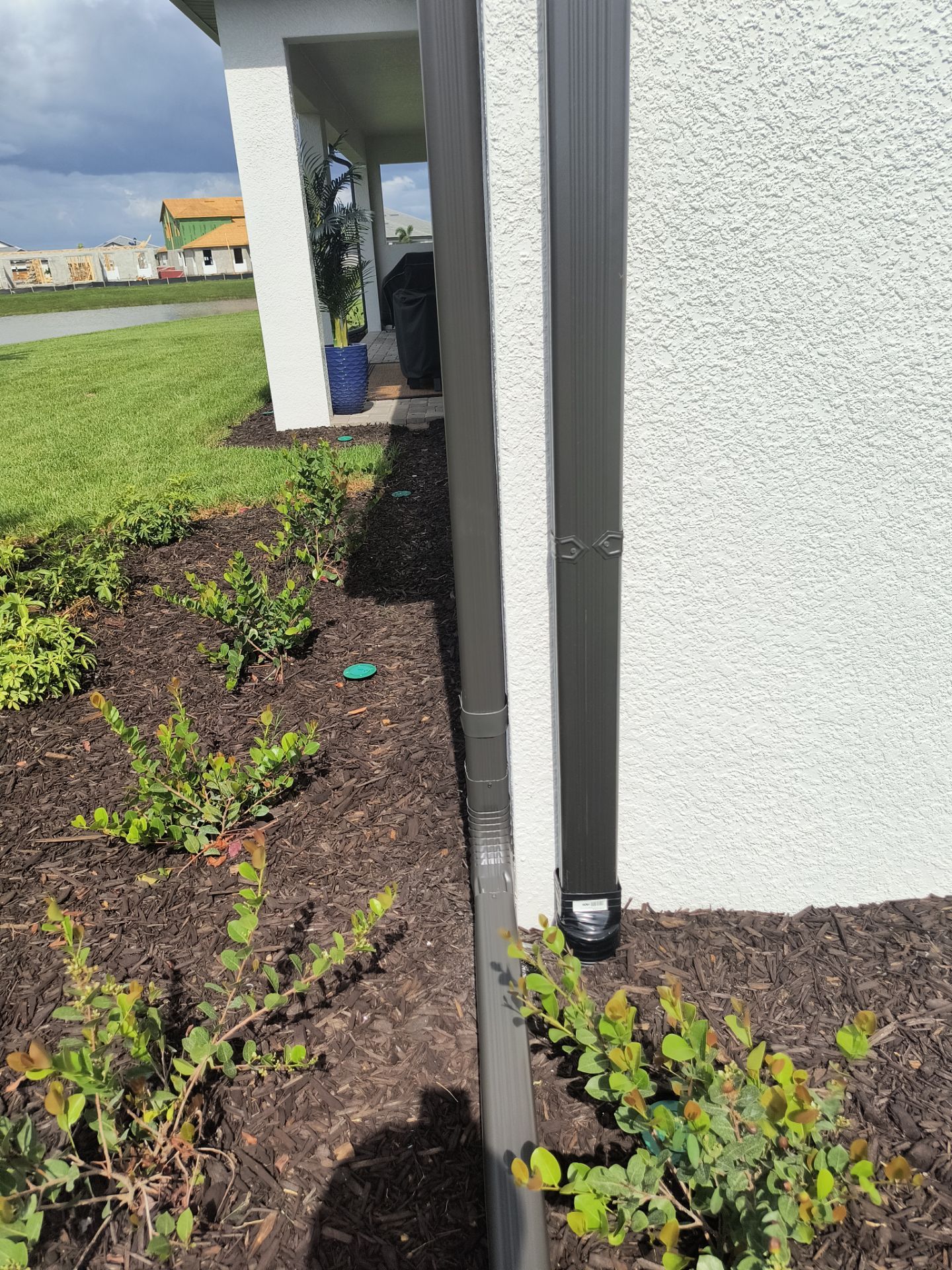 Dark Bronze Gutter Installation in Bradenton FL by Gutter Professors