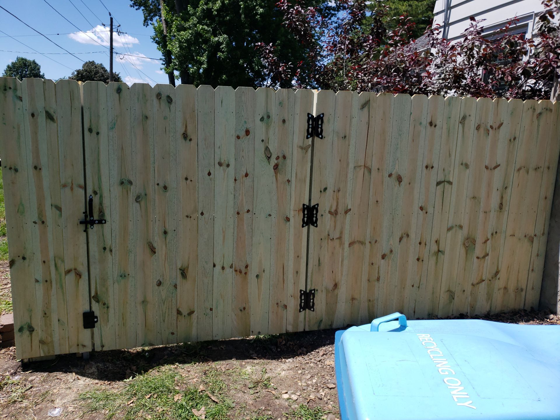 Pressure-Treated Pine Privacy Fence Replacement in Waterloo, Iowa by Perfect Picket Fence and Stain