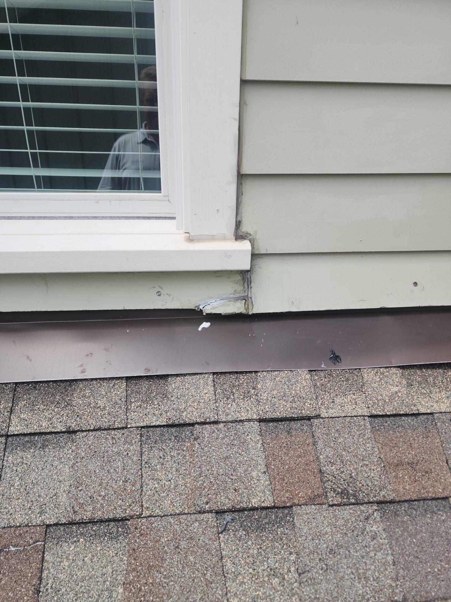 Flashing and siding repair by Indigo State Roofing