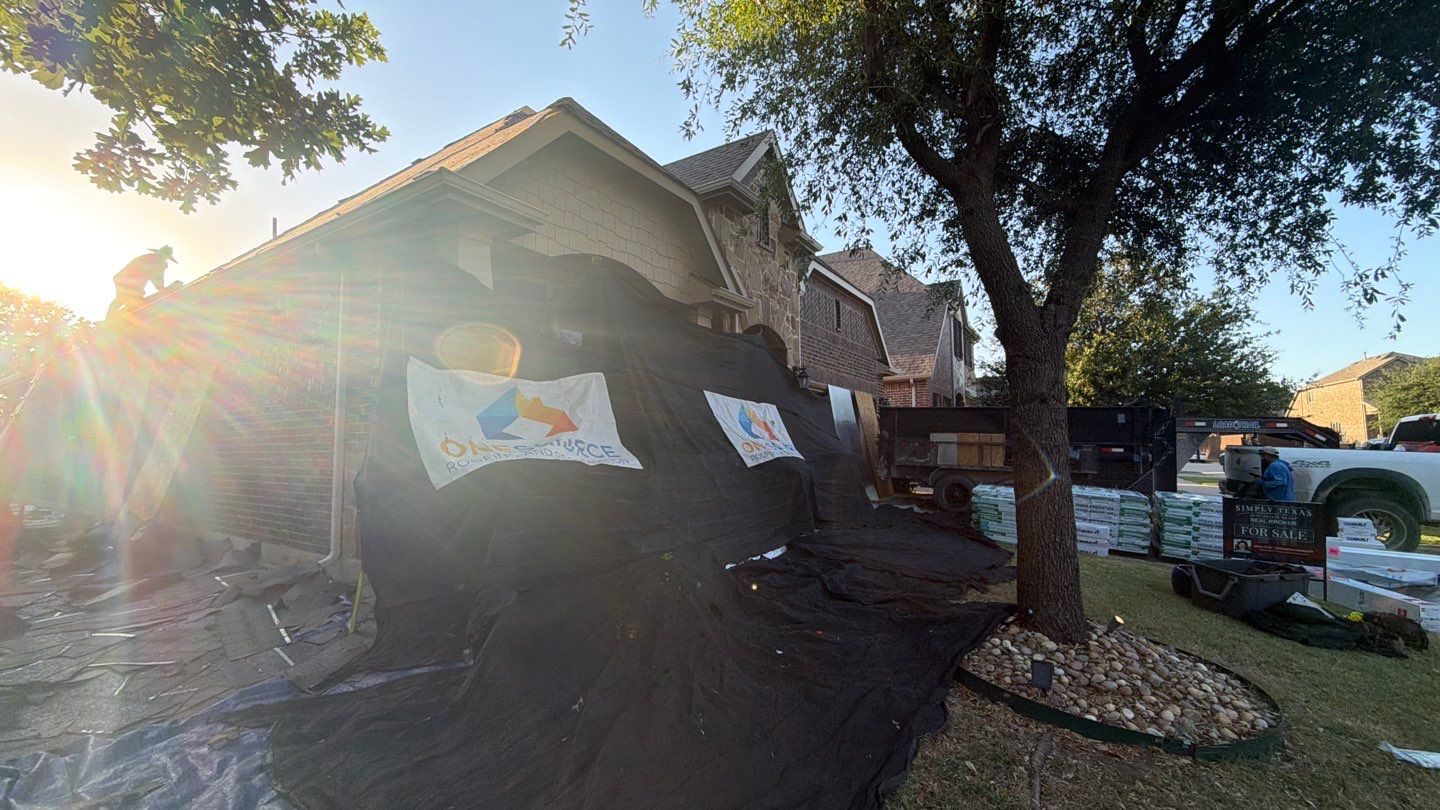 Residential Roofing Installation using Malarkey Highlander Weathered Wood Plus by OneSource Roofing and Restoration