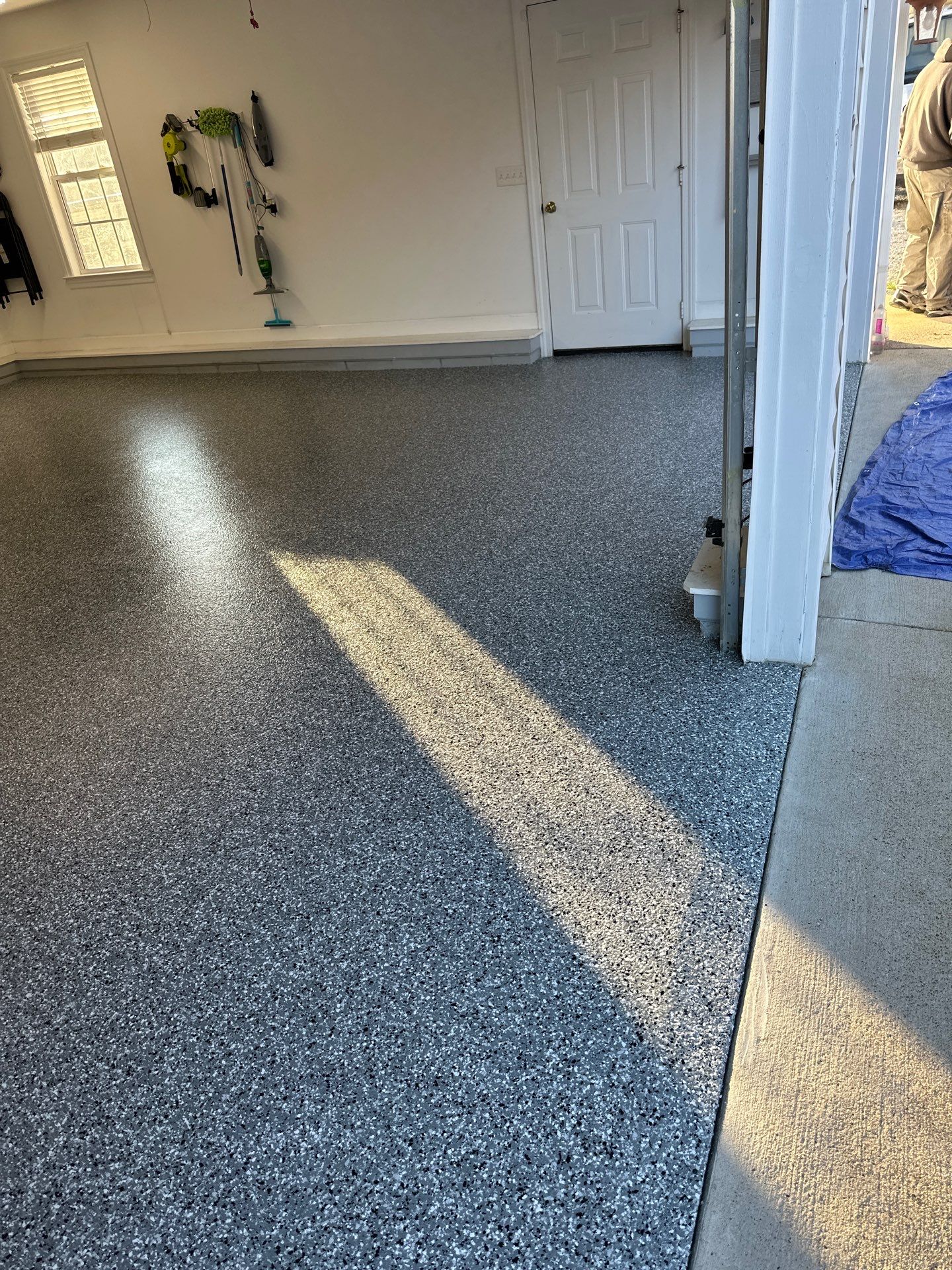 Garage Floor Coating using Wombat by My Garage Floor Guys