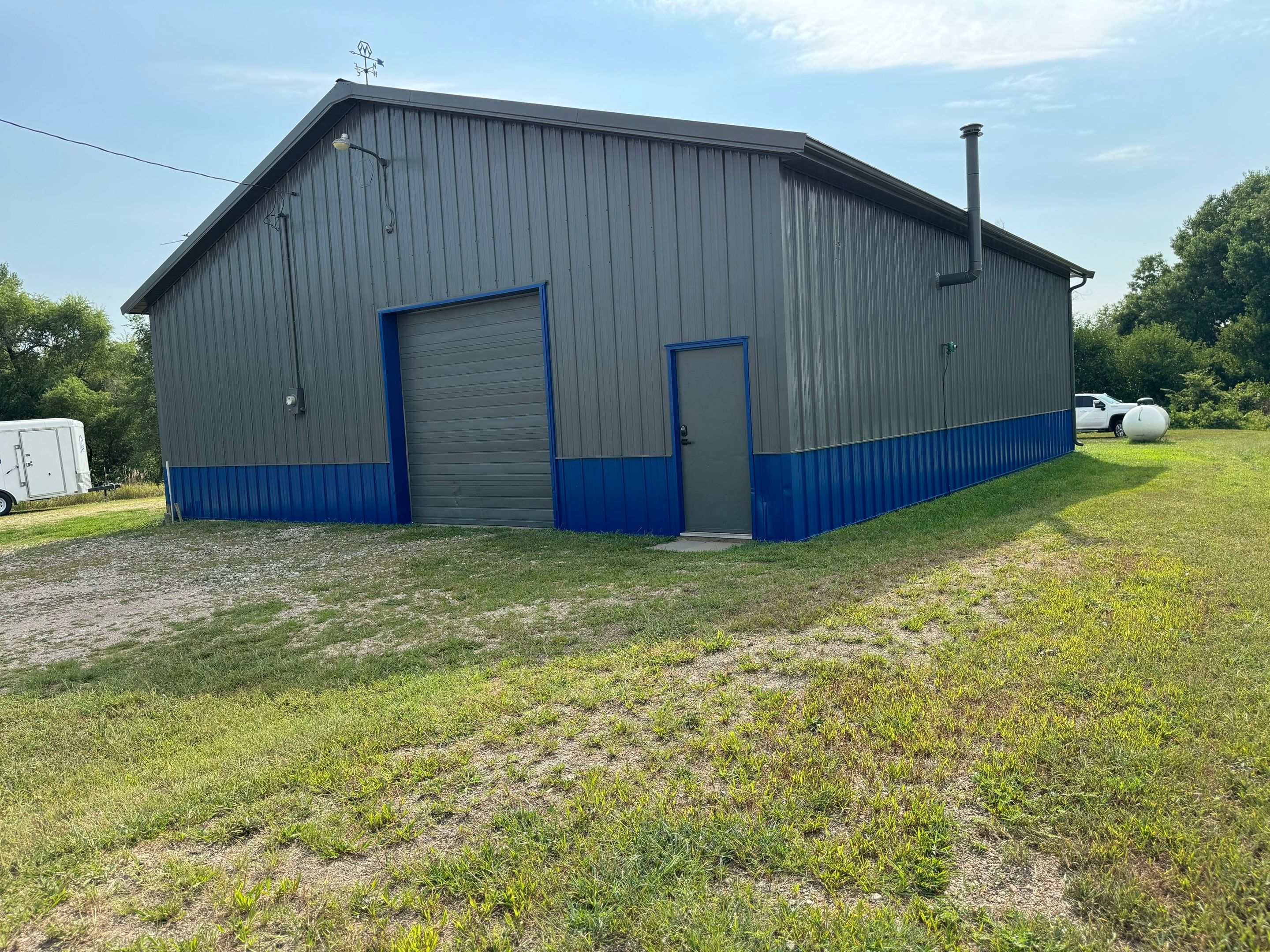 Metal Shop Painting – Sherwin-Williams Industrial Pro Project in West Point by Crows Roofing LLC