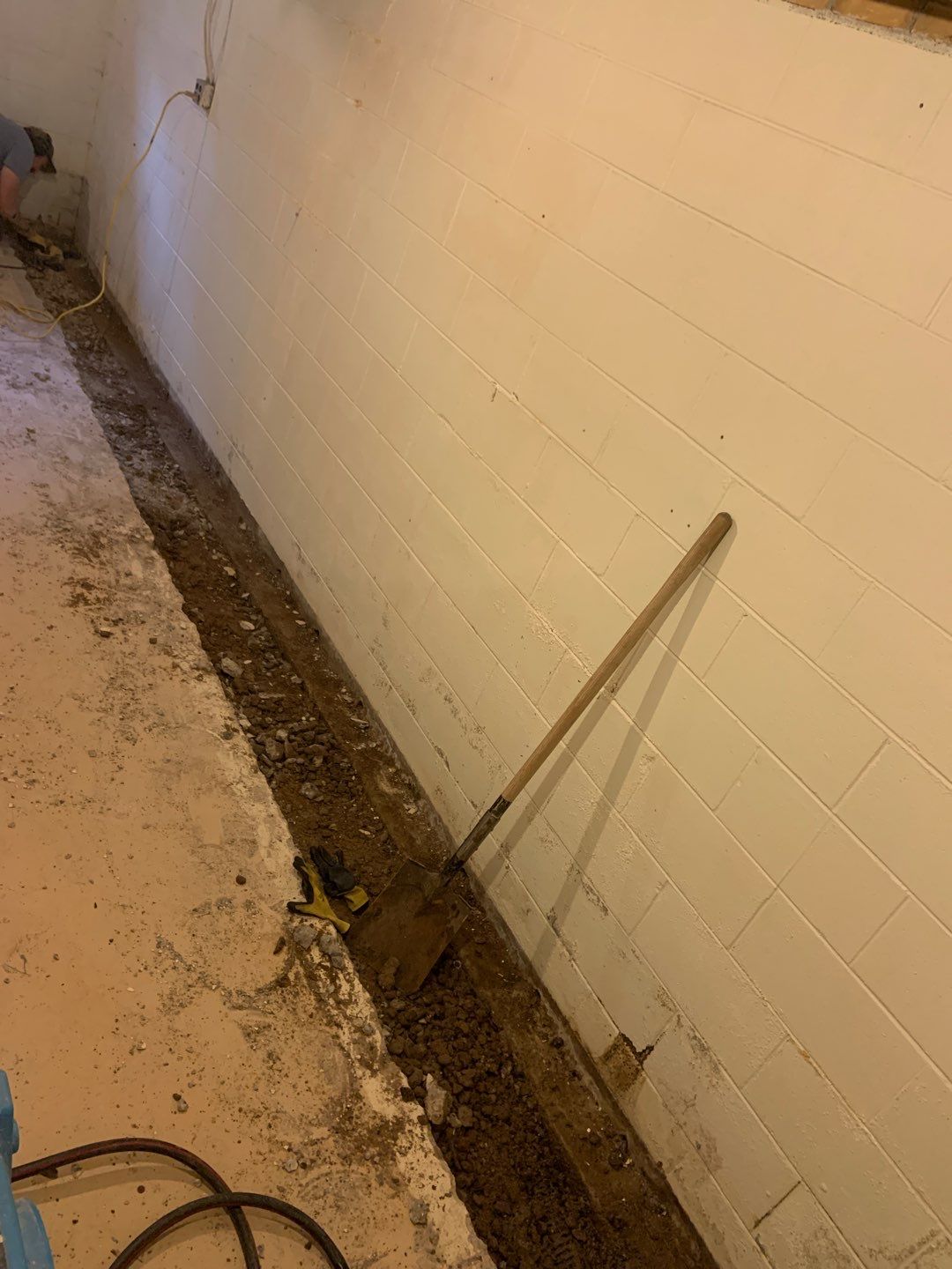 Completing Tom’s Waterproofing System by Waterproofing Northeast