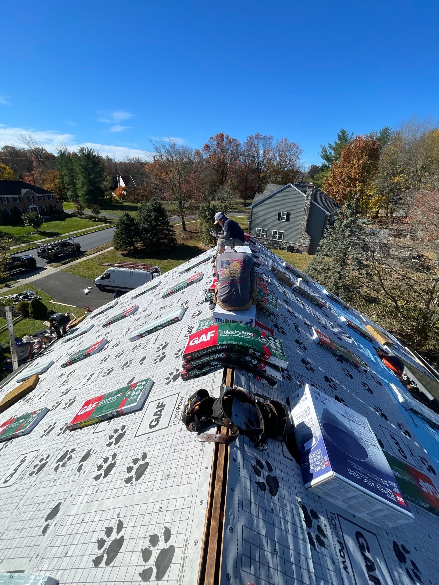 Full Exterior Renovation with GAF Roofing System in North Wales by North Star Roofing