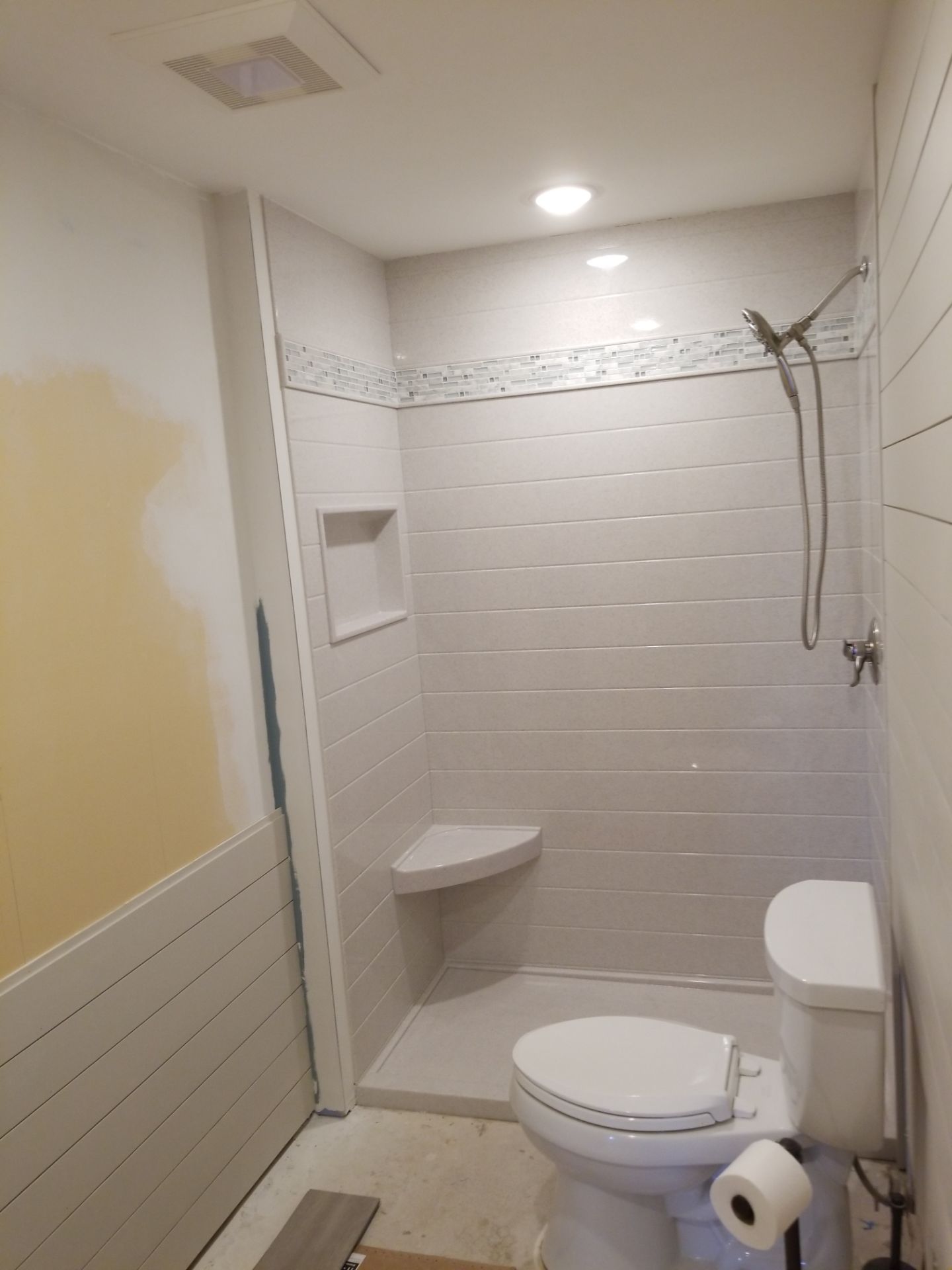 Diane's Basement Bath Remodel by Kitchen Works LLC