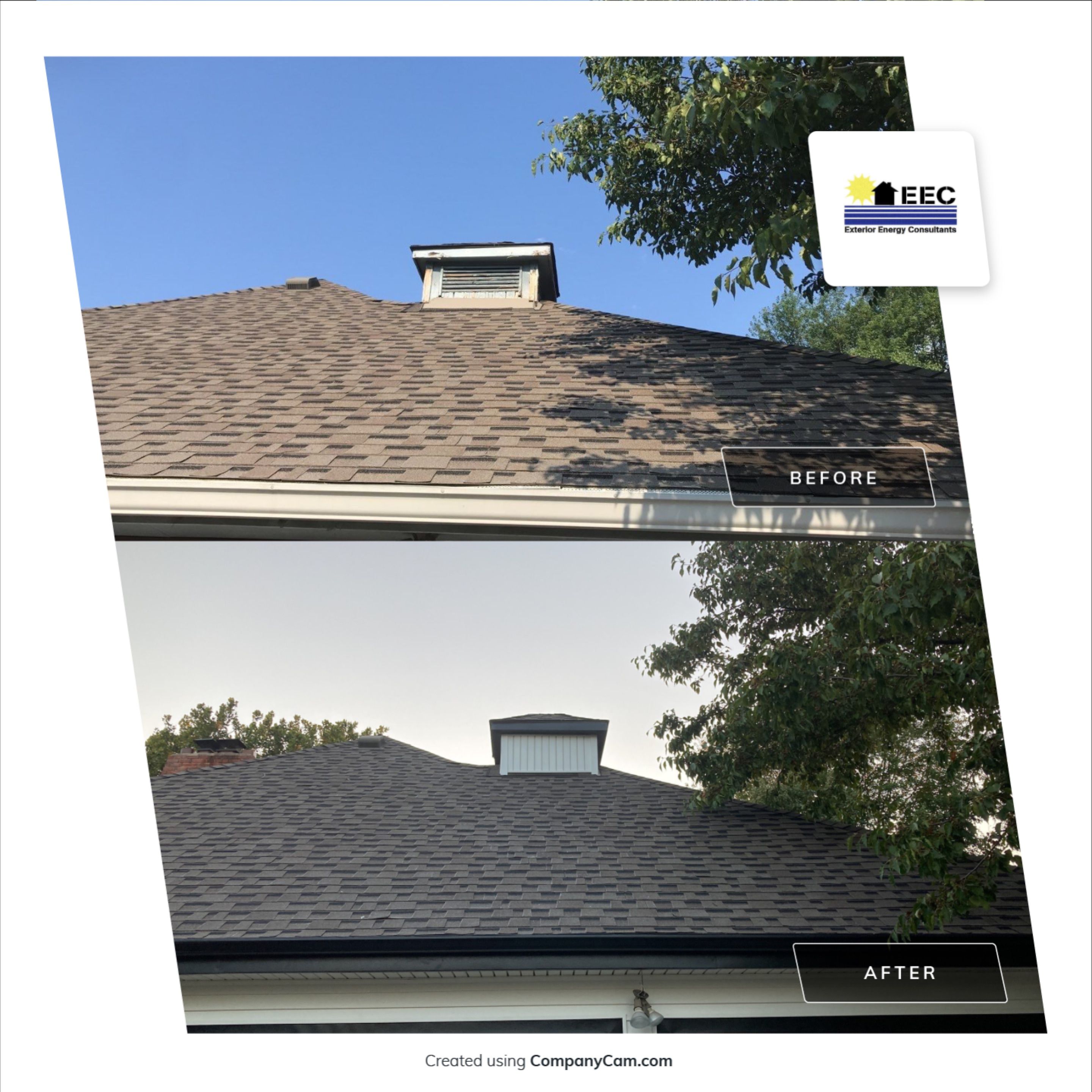 New white siding with Black trim by EEC  Windows, Siding & Roofing 