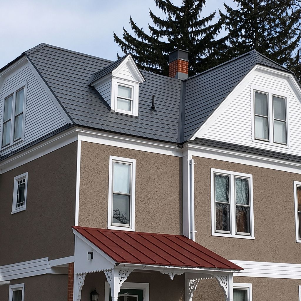 Provia Metal Roofing Installation on Historic Victorian Home by Esh Builders