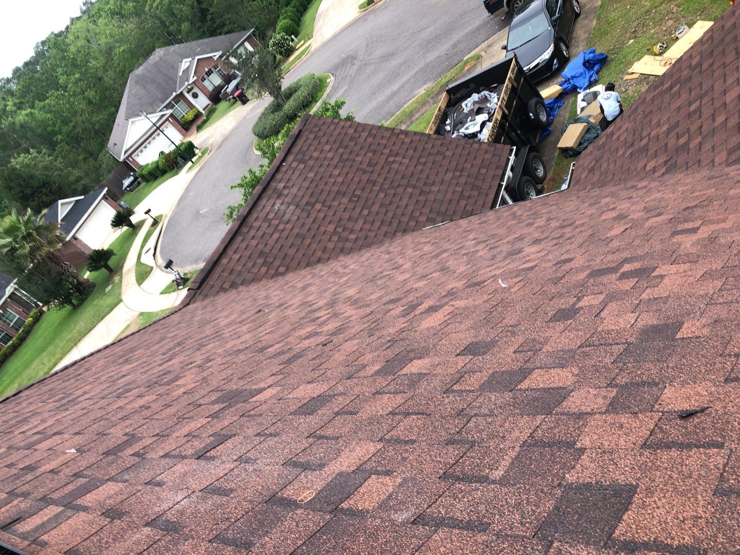 Residential Roofing Installation using Roof Replacement by American Roofing & Construction LLC