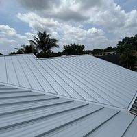 24ga 1.5" Mechanical Seam Mill Finish  by Total Roofing System The Metal Roof Experts
