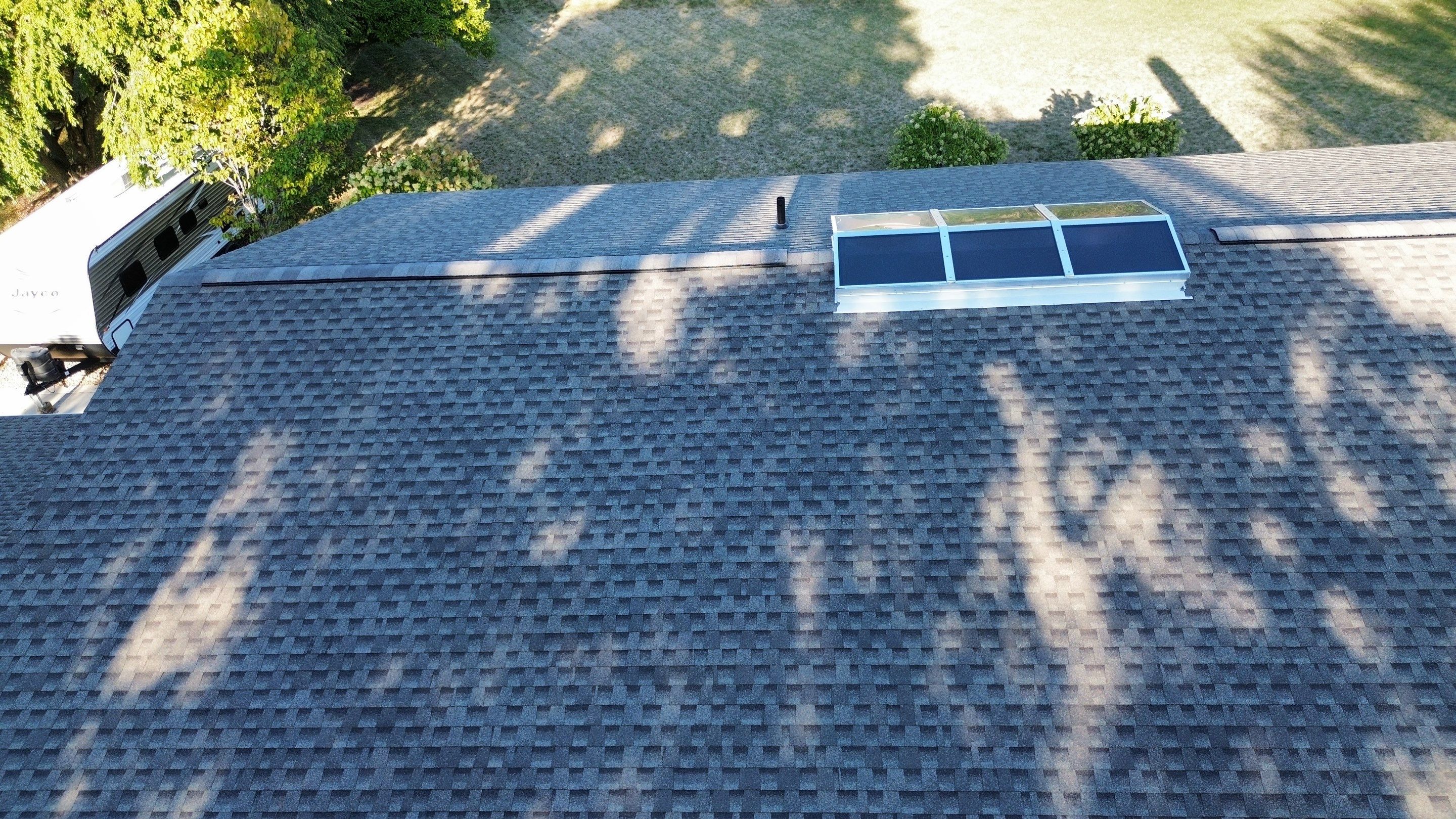 Residential Roofing Installation using Timberline HDZ Shingles - Weathered Wood by RoofX 