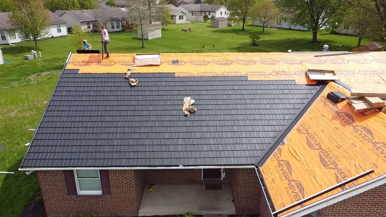 Metal Shingle Shake Roof Installation – Sidney, Ohio by 4Ever Metal Roofing