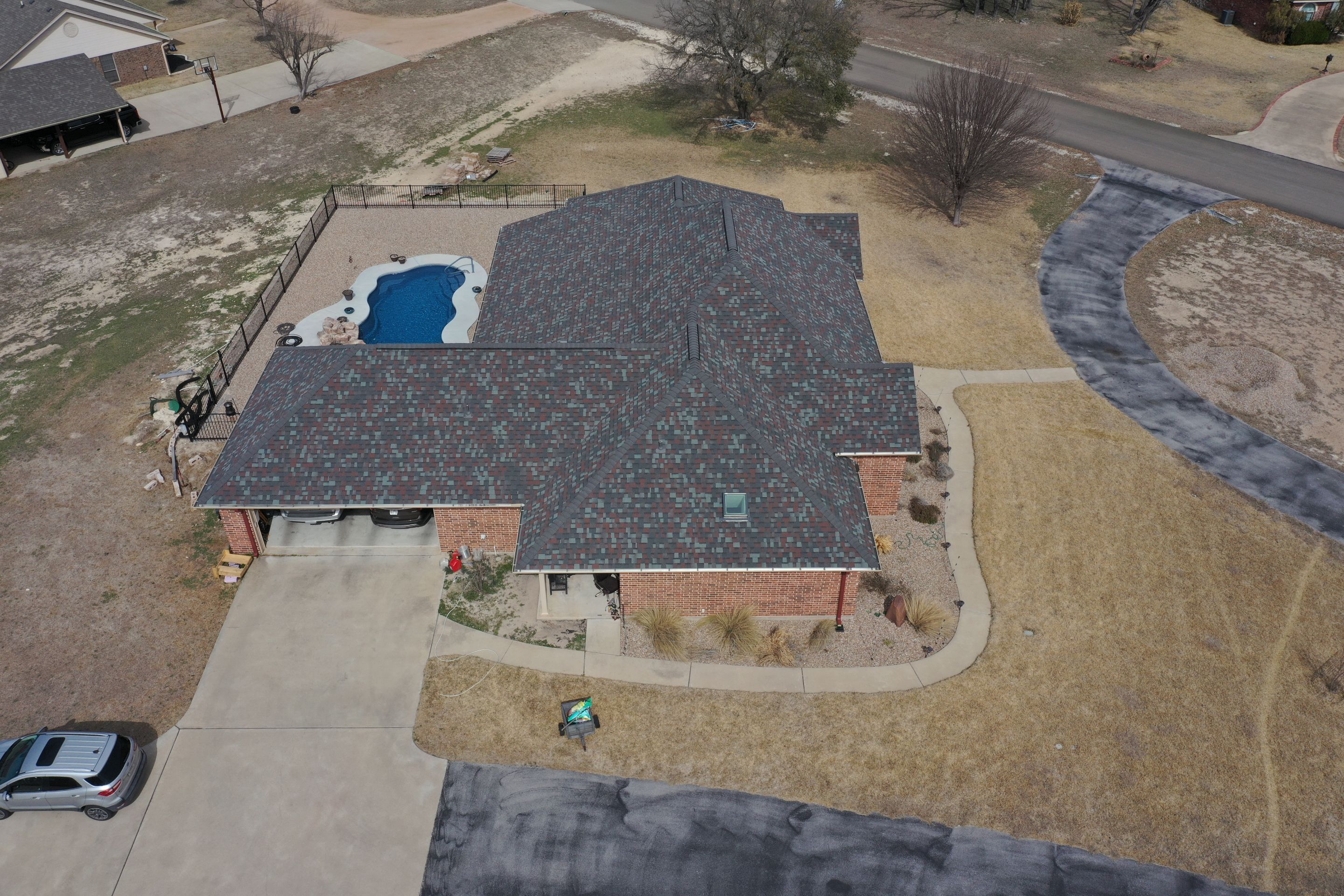 Residential Roof Replacement using Owens Corning - Duration - Colonial Slate by Action Exteriors Austin