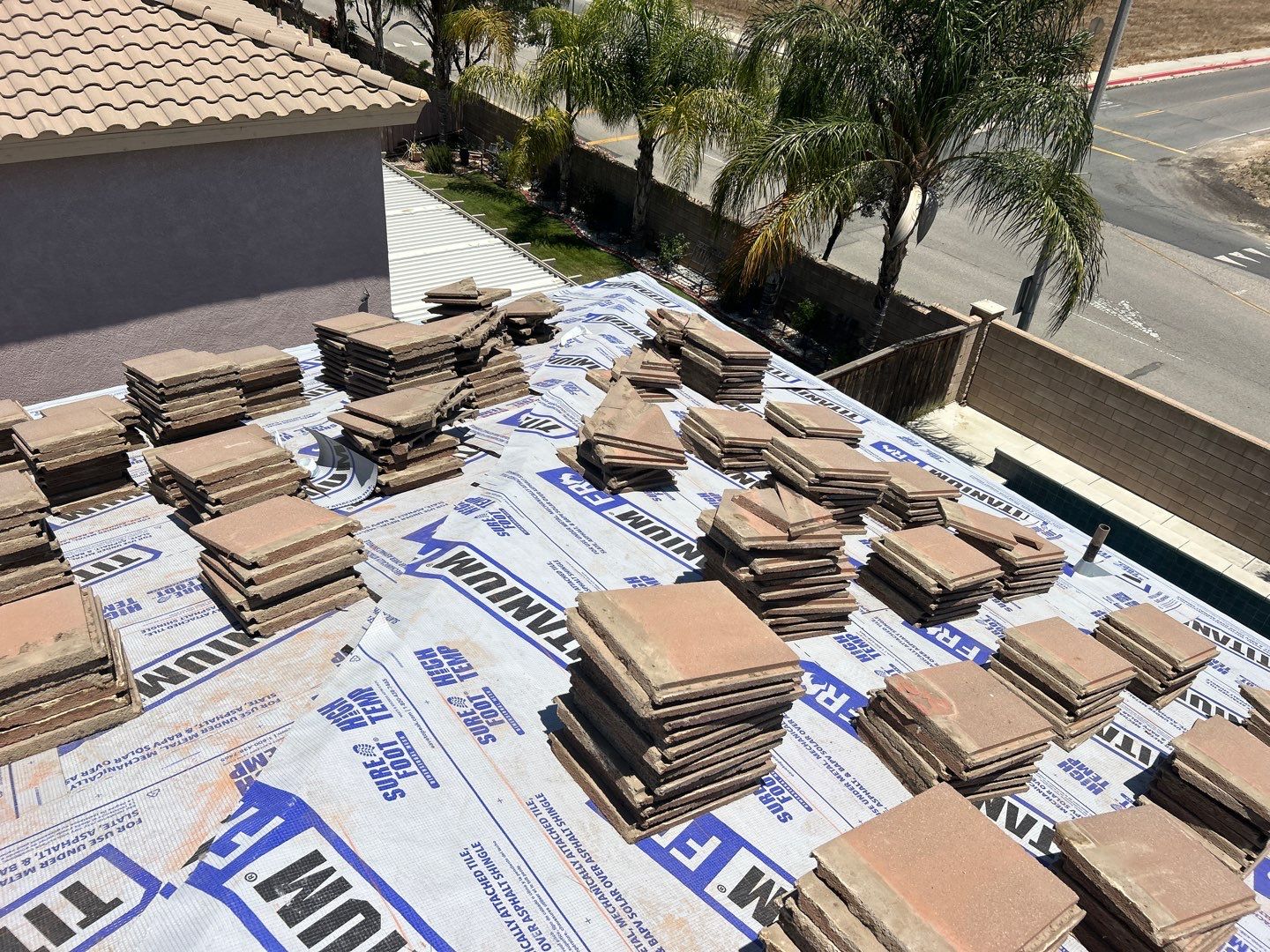 Complete Concrete Tile Roof Replacement and Solar Integration in San Jacinto by Reliable Roofing San Diego Inc.