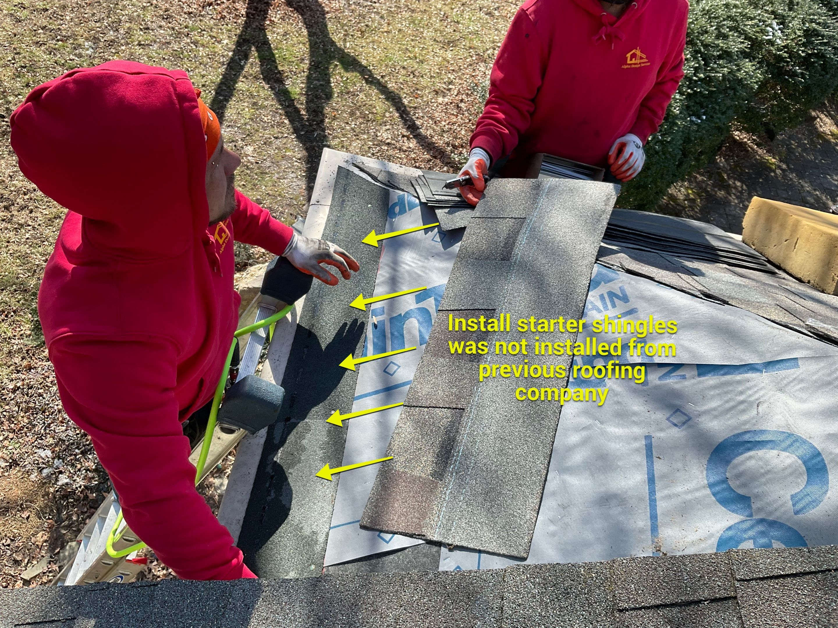 Install new shingles and new skylights  by Alpha Design Services