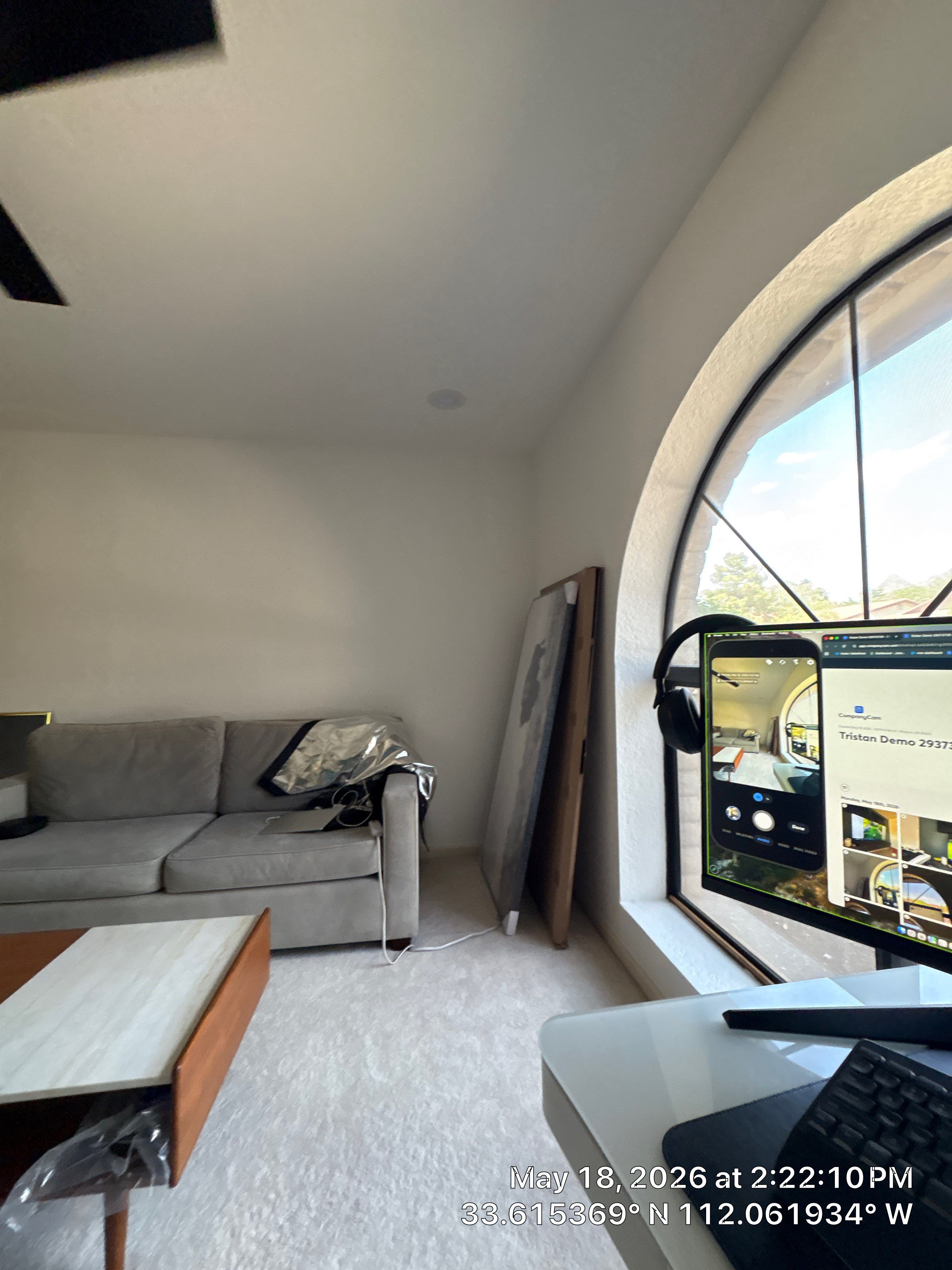 Modern AV Update and Home Office Installation in Phoenix by CompanyCam Sales Demo