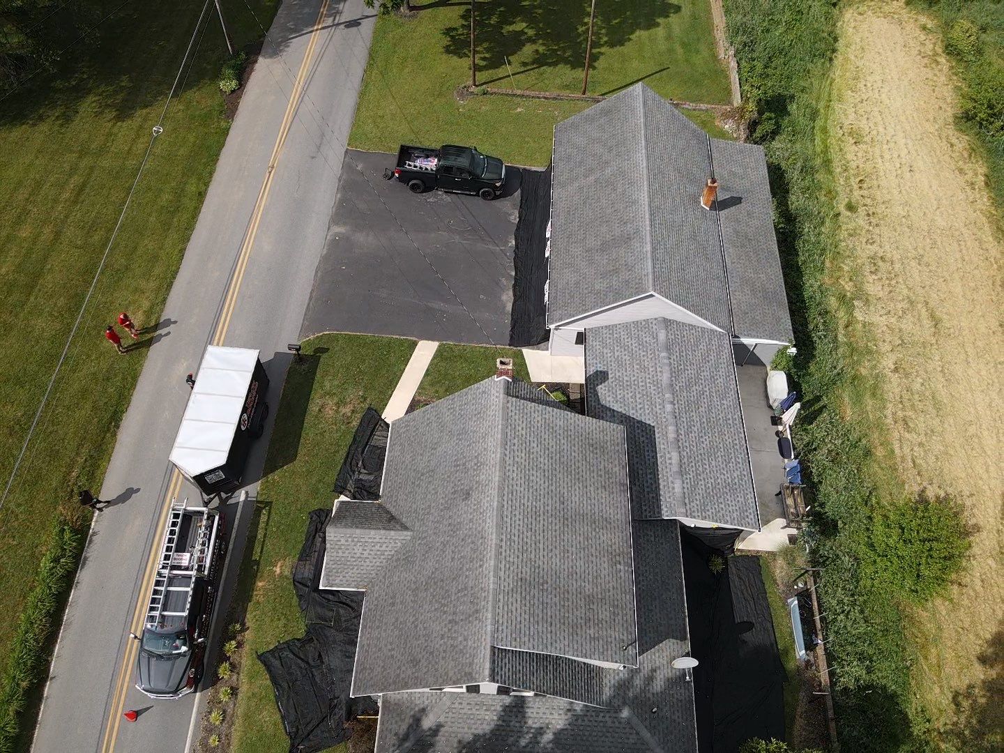 Biscayne Blue Architectural Shingle Install  by Teflon Roofing