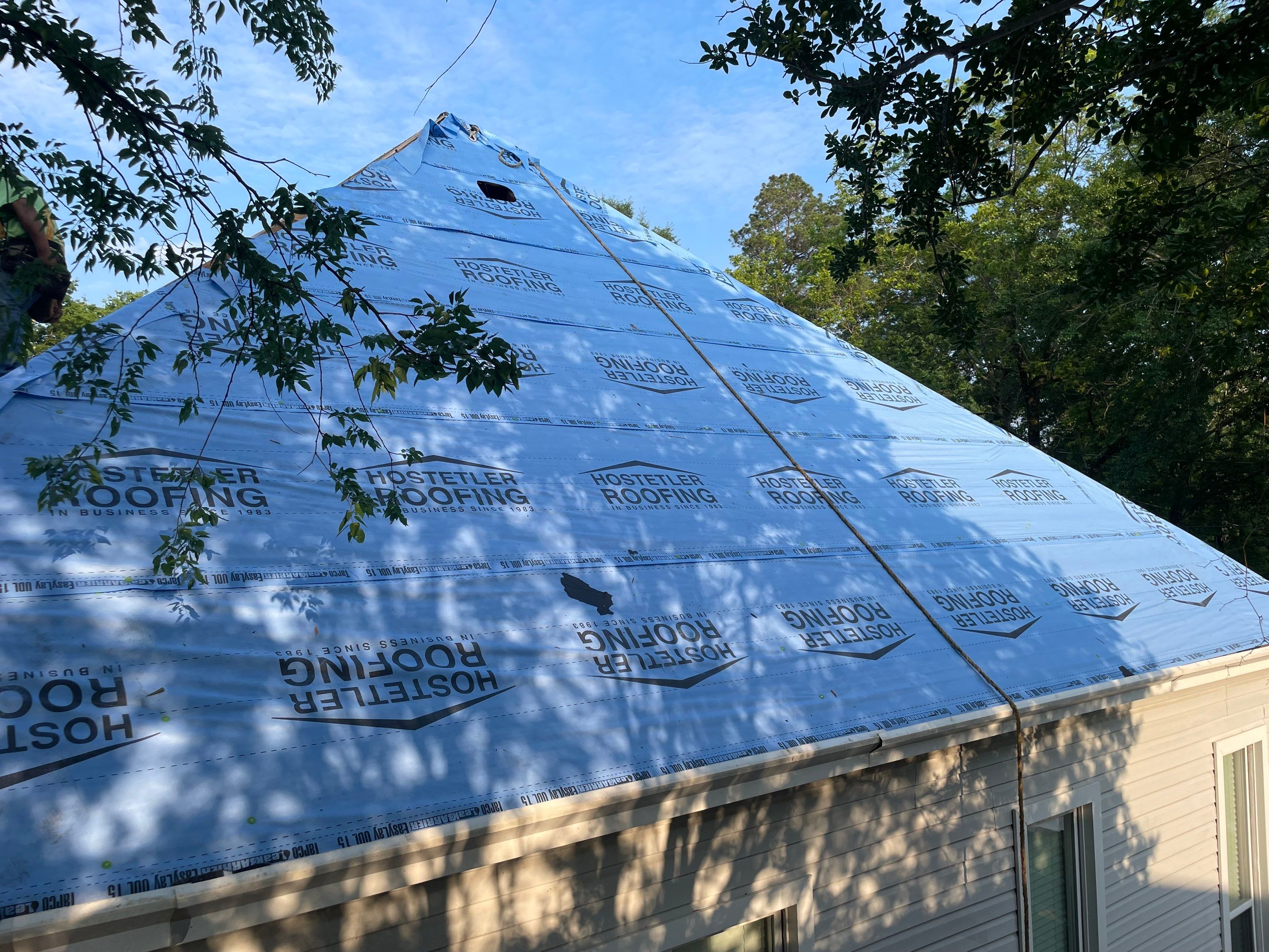 Residential Shingle Reroof using Malarkey Vista by Hostetler Roofing