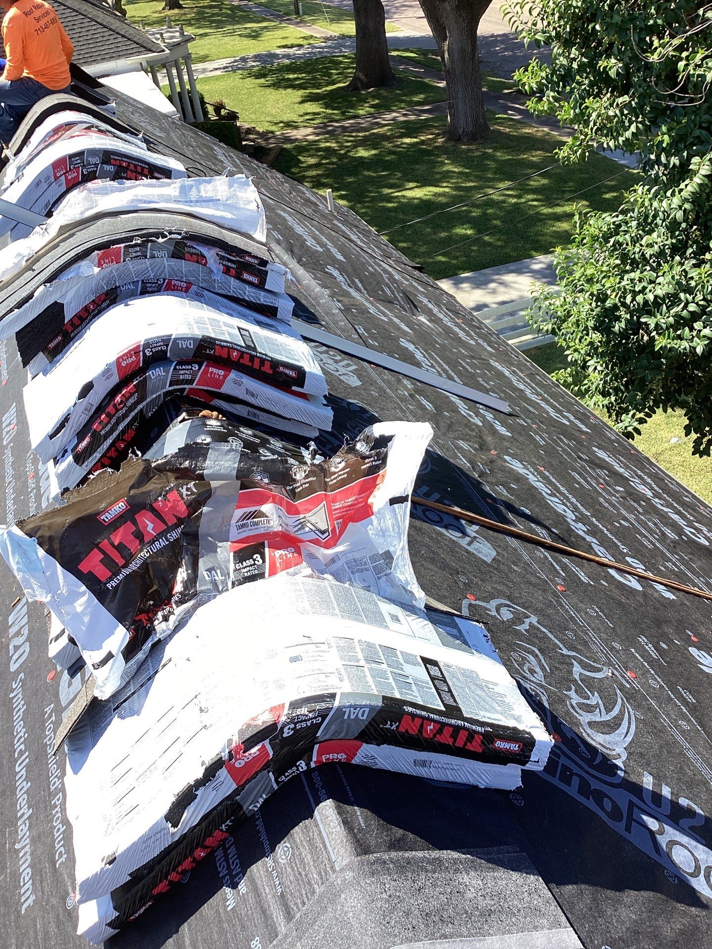 Residential Roofing Repair using Owen's Corning Duration (Lifetime) Shingles by Roof Repair Services LLC