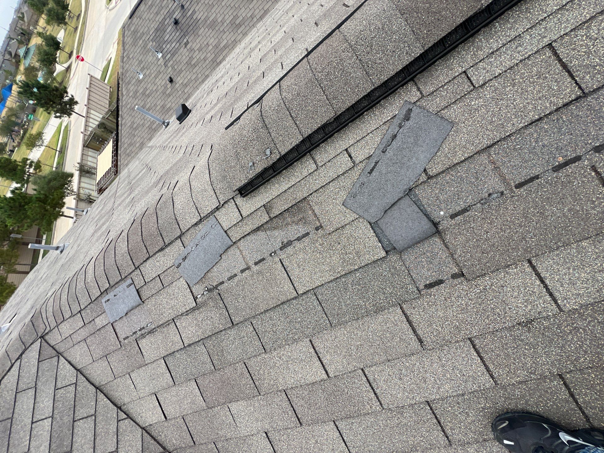 Hail Damage using Owen's Corning Duration (Lifetime) Shingles by Roof Repair Company
