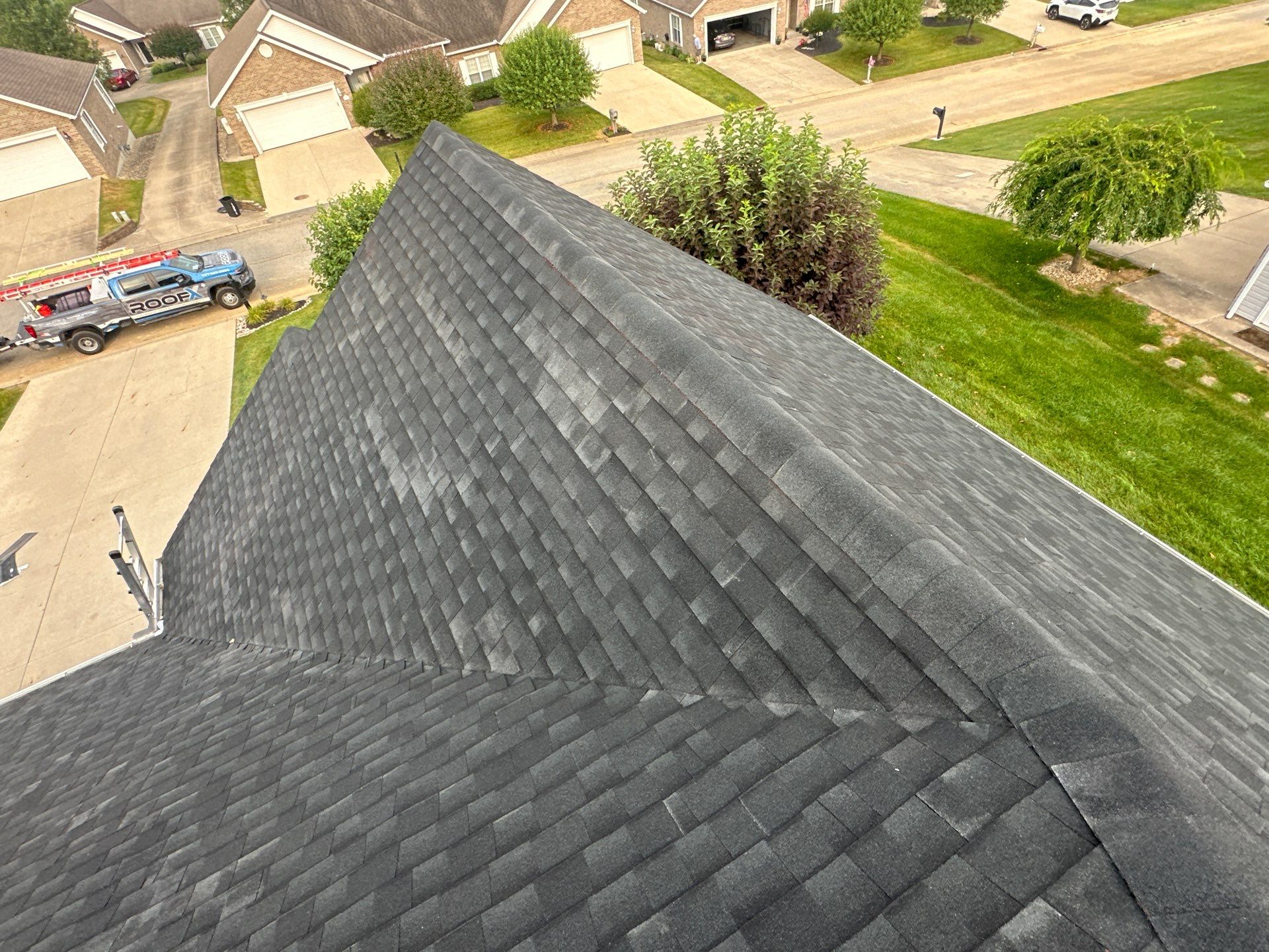 Residential Roofing Installation using Timberline UHDZ Shingles - Charcoal by RoofX 