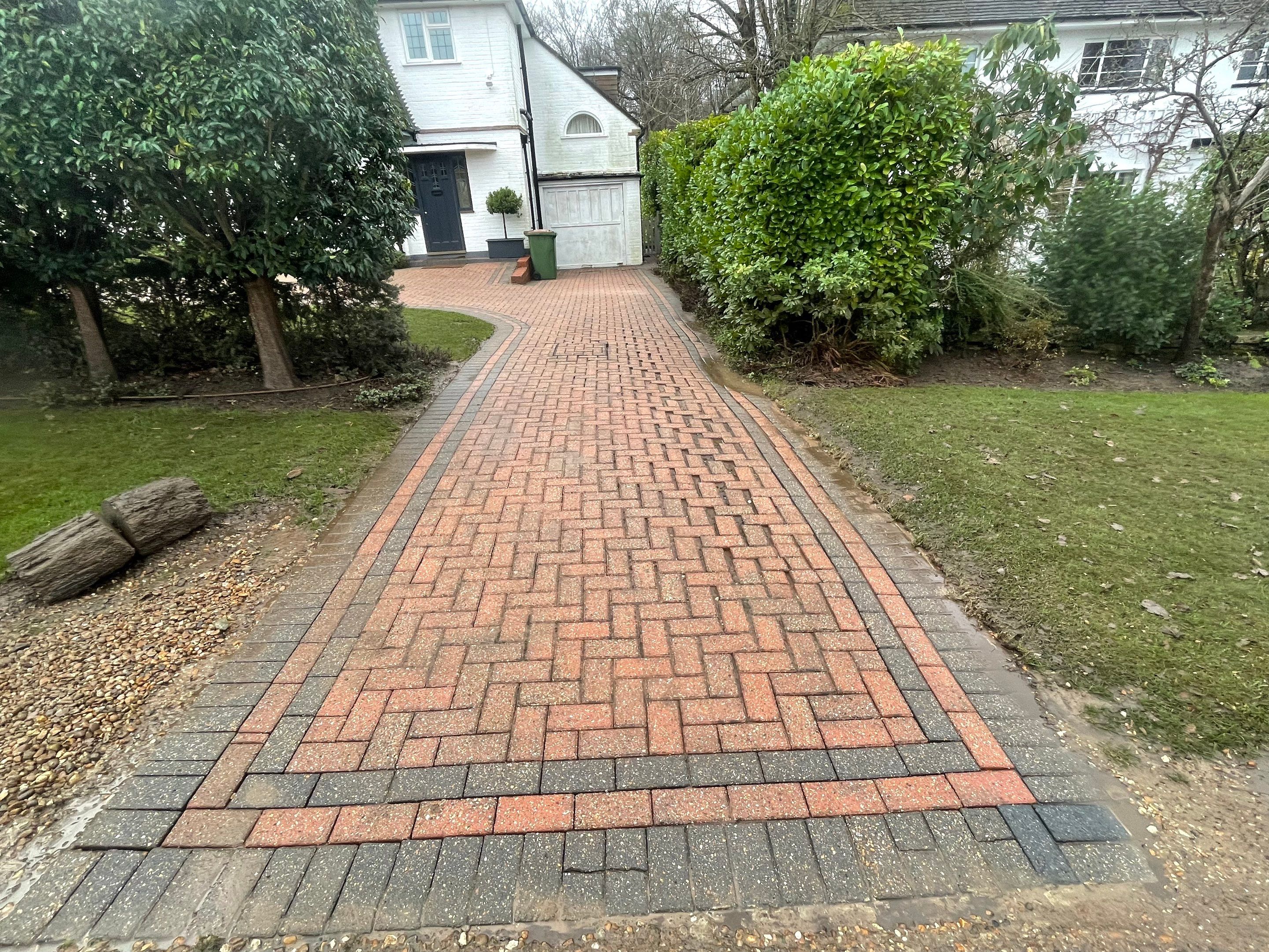 Driveway Clean using honda 21 ltr/min by Ges Exterior Cleaning ltd