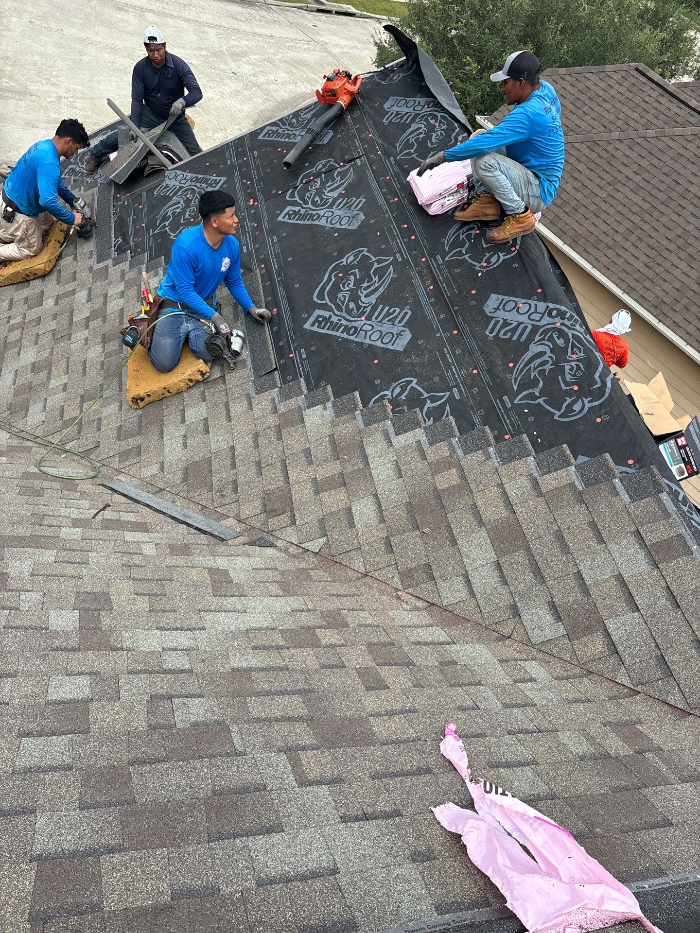 Residential Roofing Installation using Owen's Corning Duration (Lifetime) Shingles by Roof Repair Company