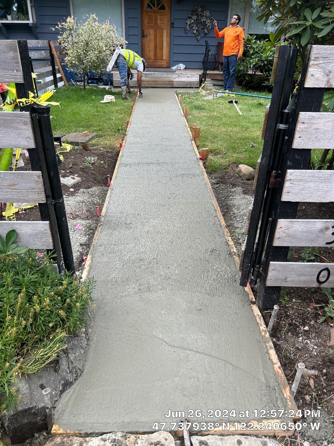 Nathan | Concrete Driveway & Walkway by Jireh Asphalt & Concrete Inc 