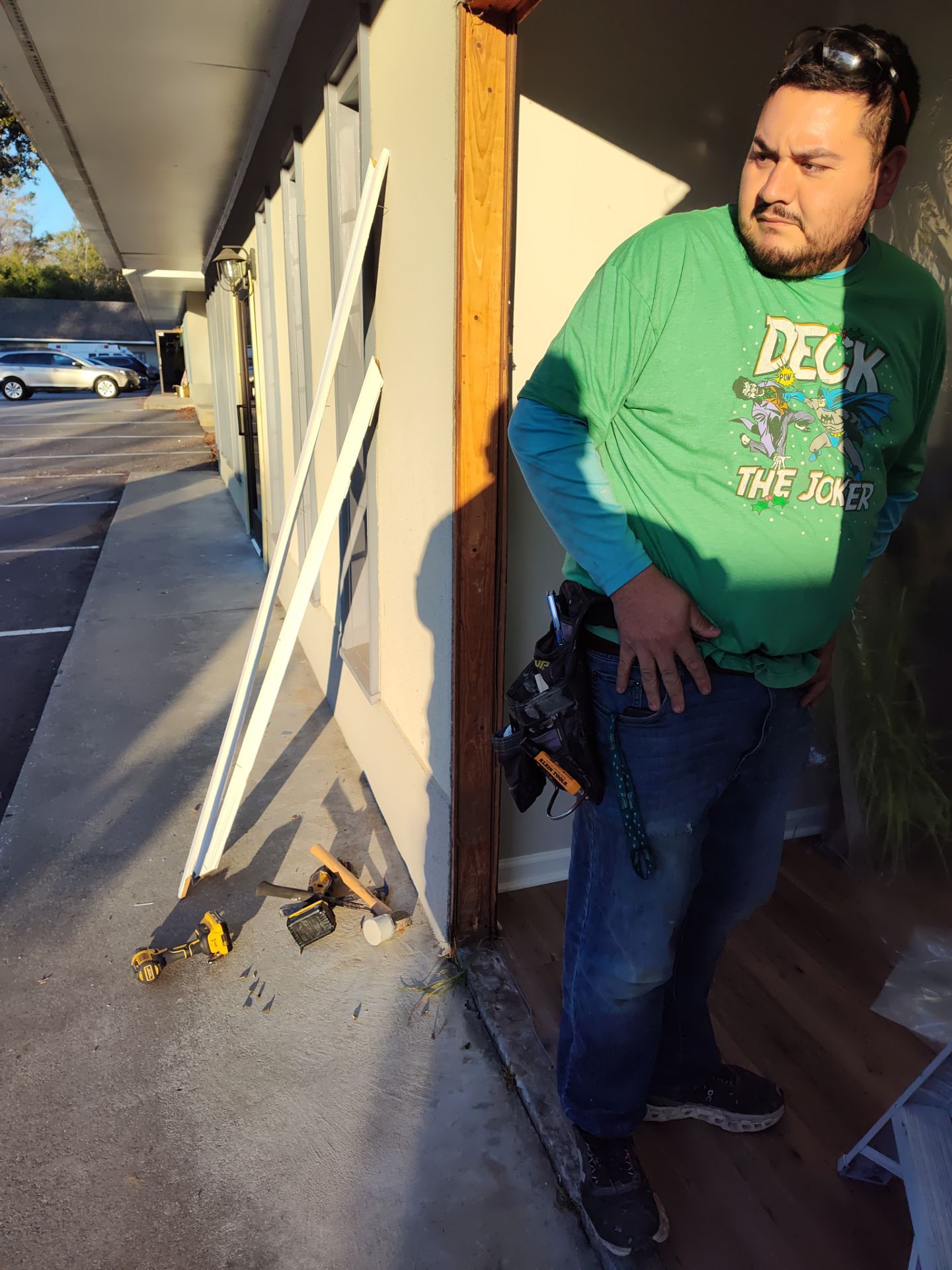 New doors for Commerical building by Cornerstone Home Builders, LLC