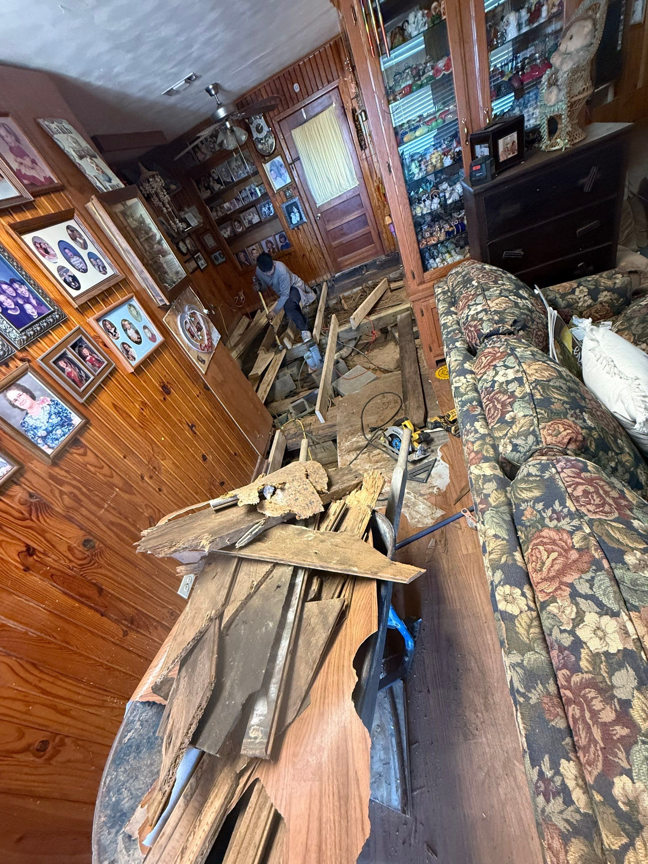 Replace Home floor and foundation rotted out - Crocket Texas by Harden Enterprise Services LLC