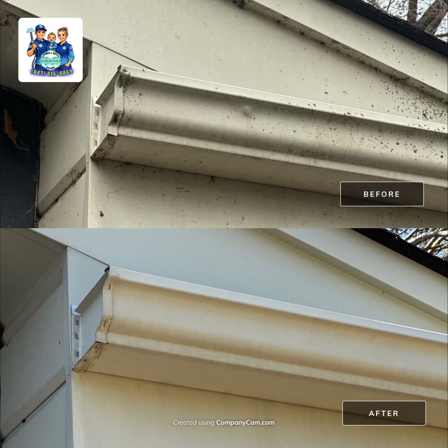 Highland Park, IL House Wash by Simmons Power & Soft Washing