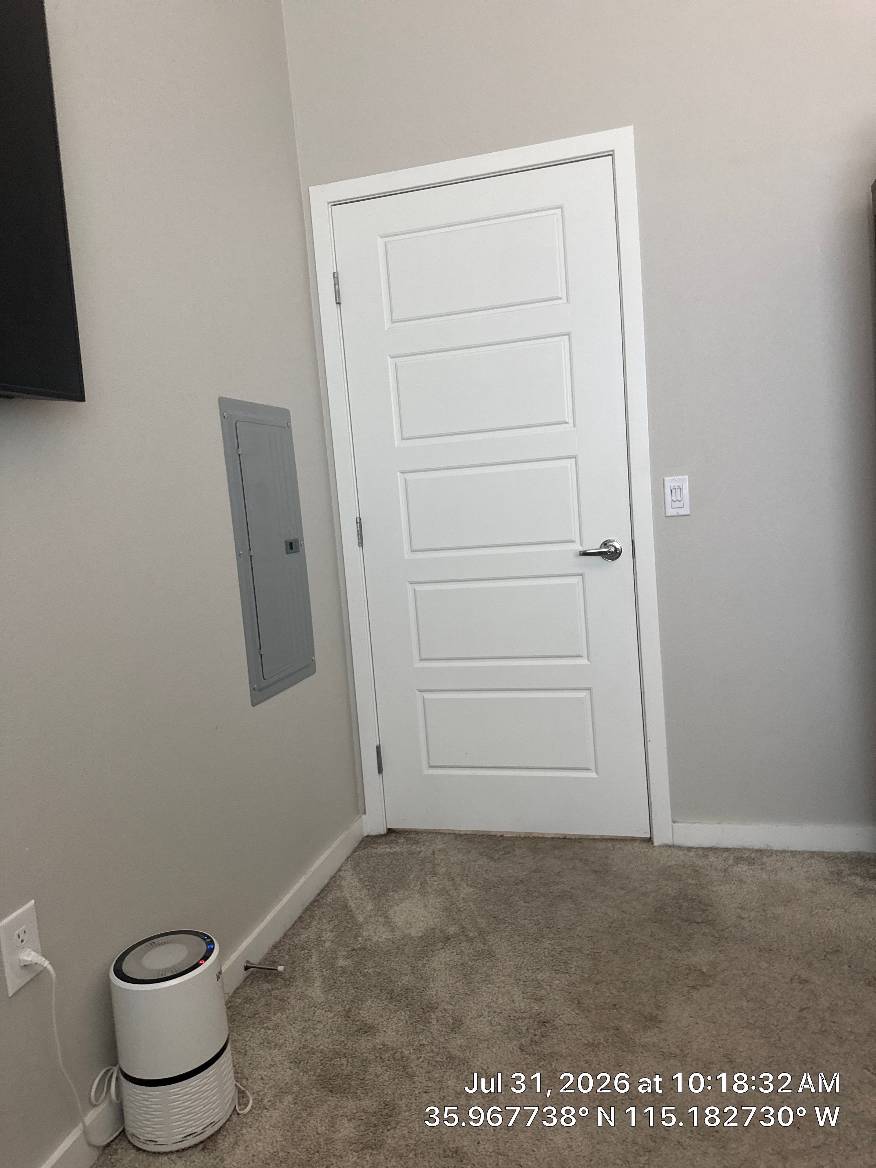 Interior Door Installation and Television Mounting in Las Vegas by CompanyCam Sales Demo