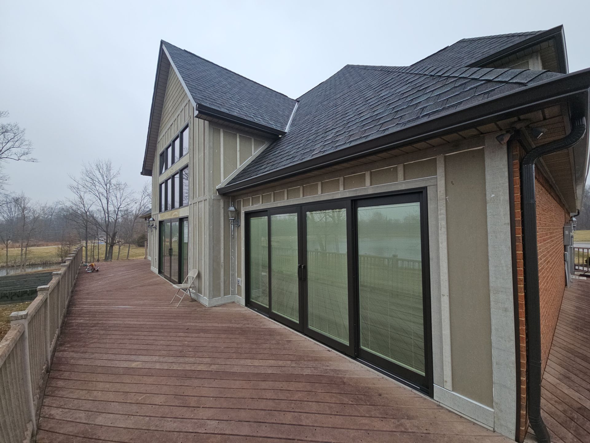 Siding Installation using James Hardie Board & Batten and James Hardie Shakes by Koontz Construction