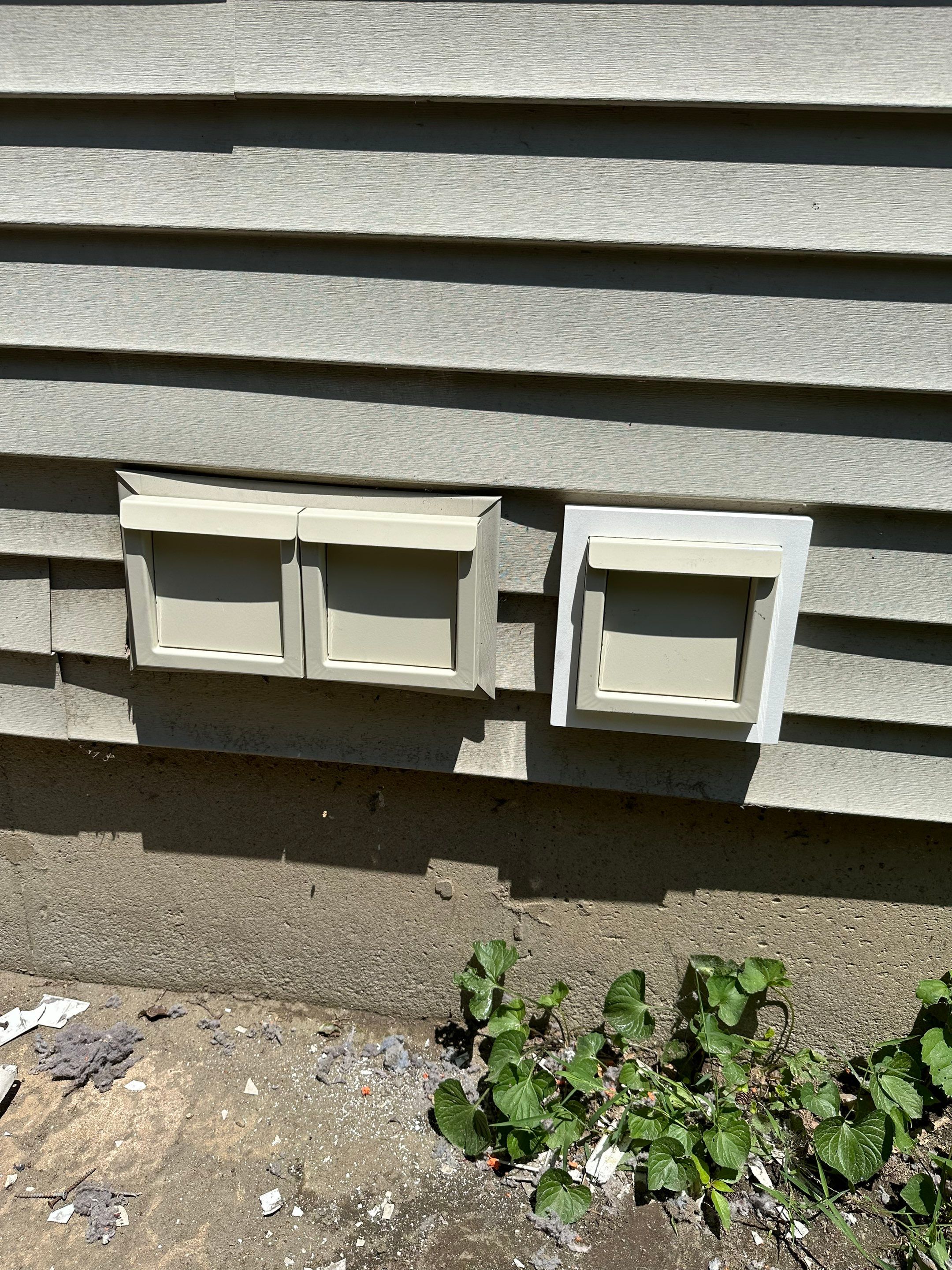 Dryer Vent Replacement in a multifamily by TMS Services
