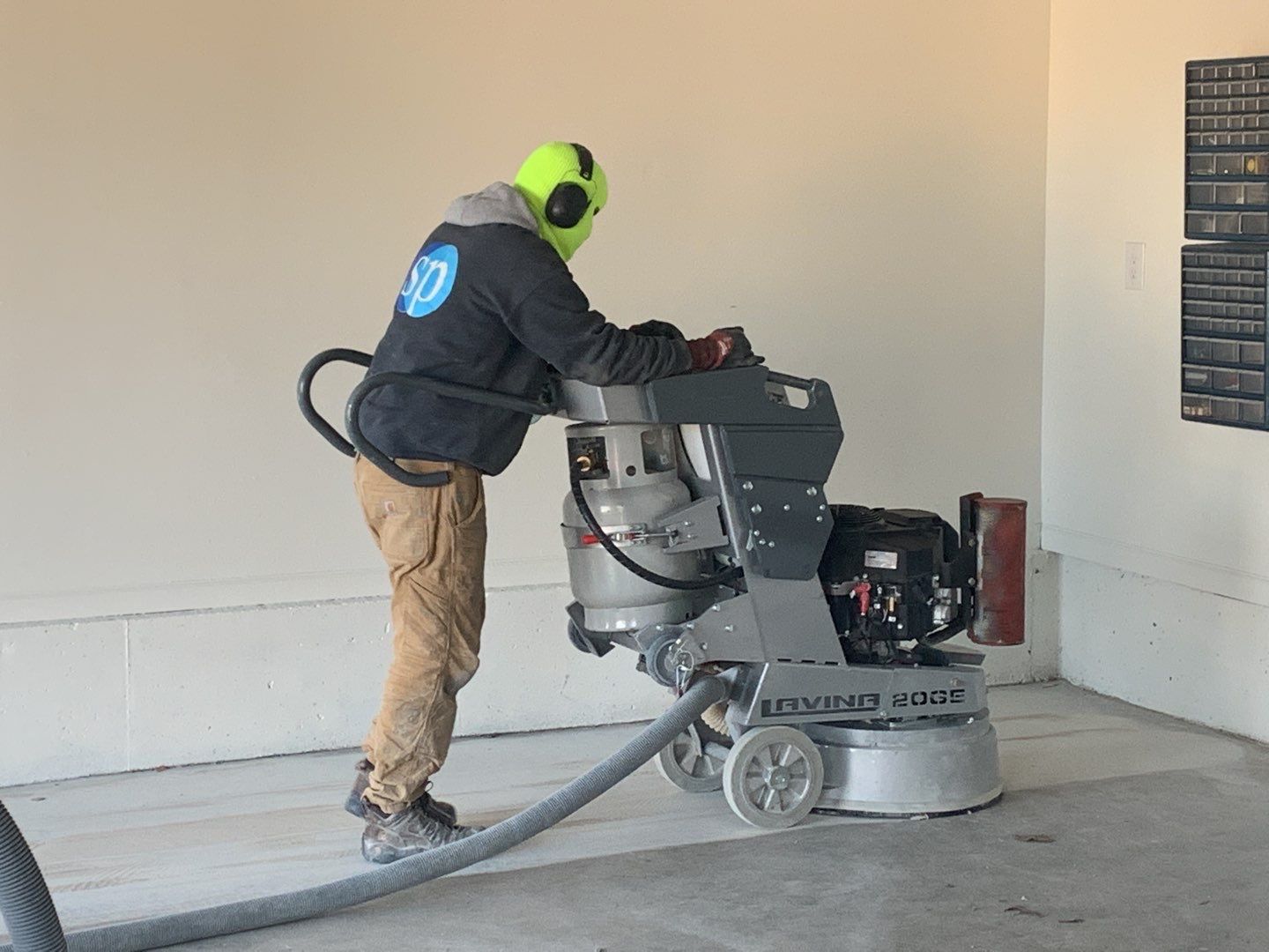 Garage using Domino  by Select Painting, Coatings & Garage Cabinets