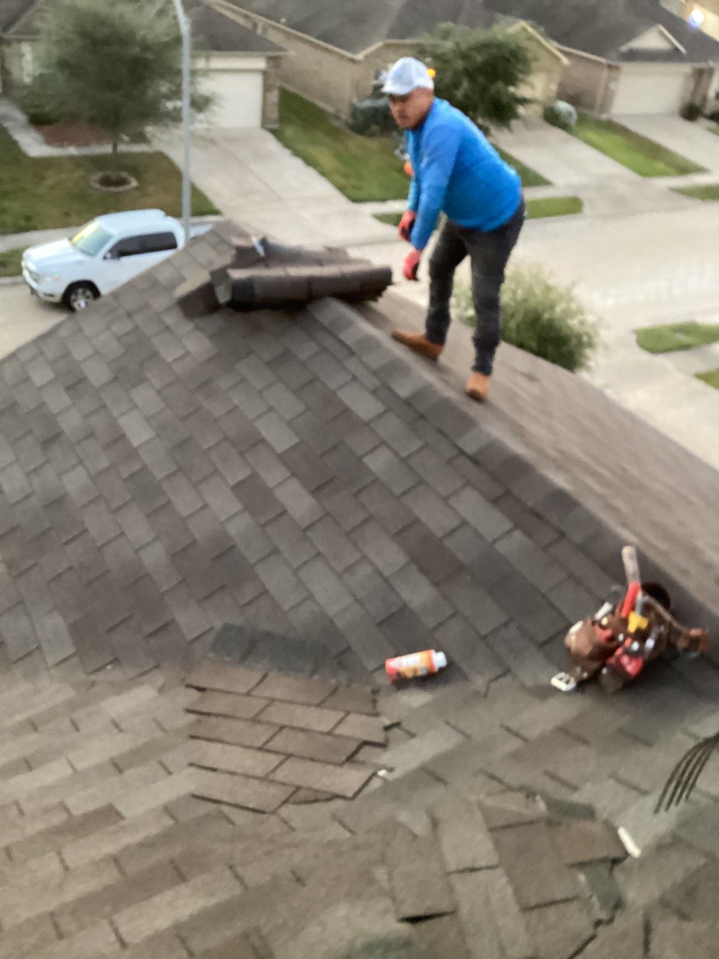 Residential Roofing Installation using Owen's Corning Duration (Lifetime) Shingles by Roof Repair Company