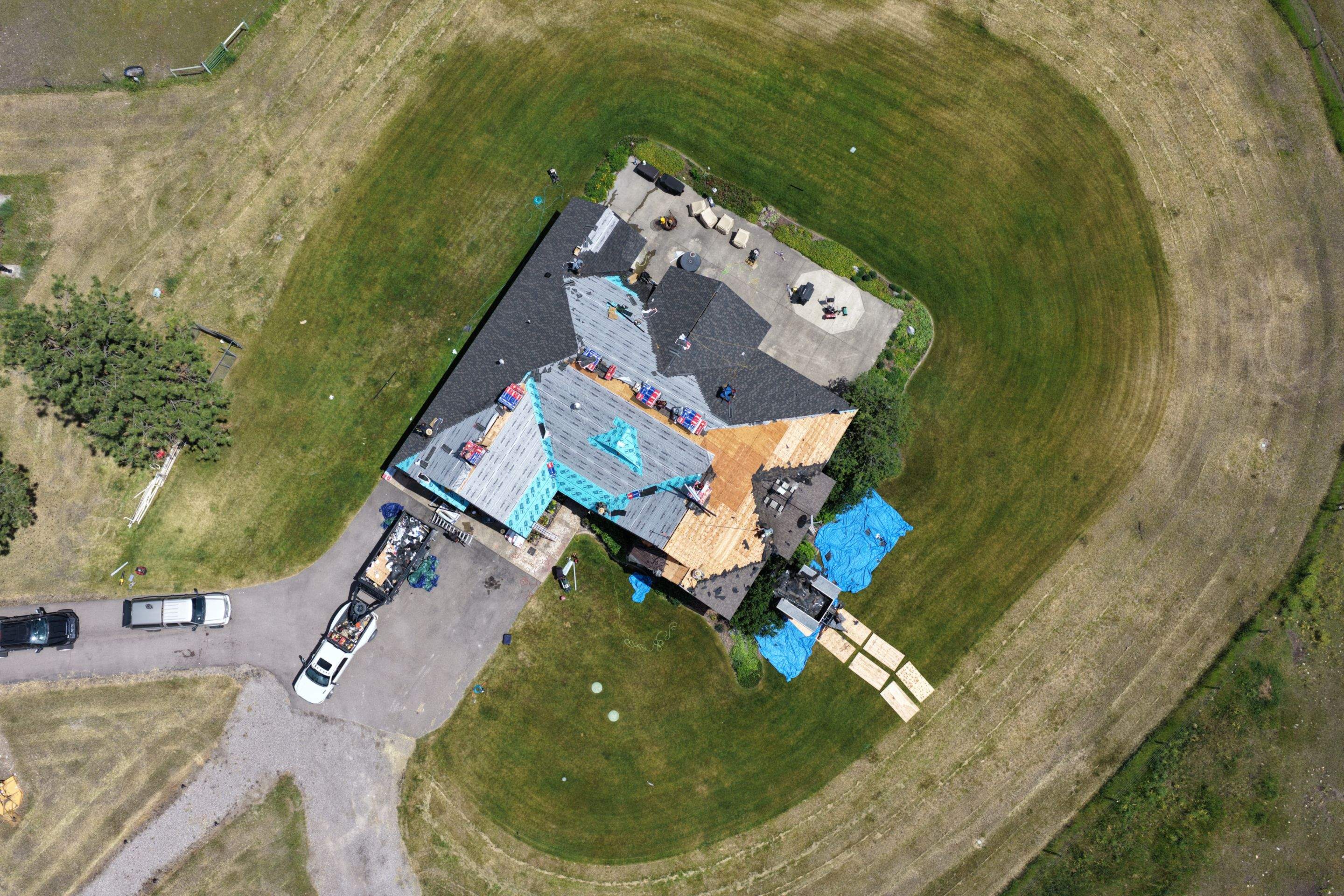 Roof Replacement using GAF Timberline HDZ - Midnight Mesa  by Montana Roofing Solutions