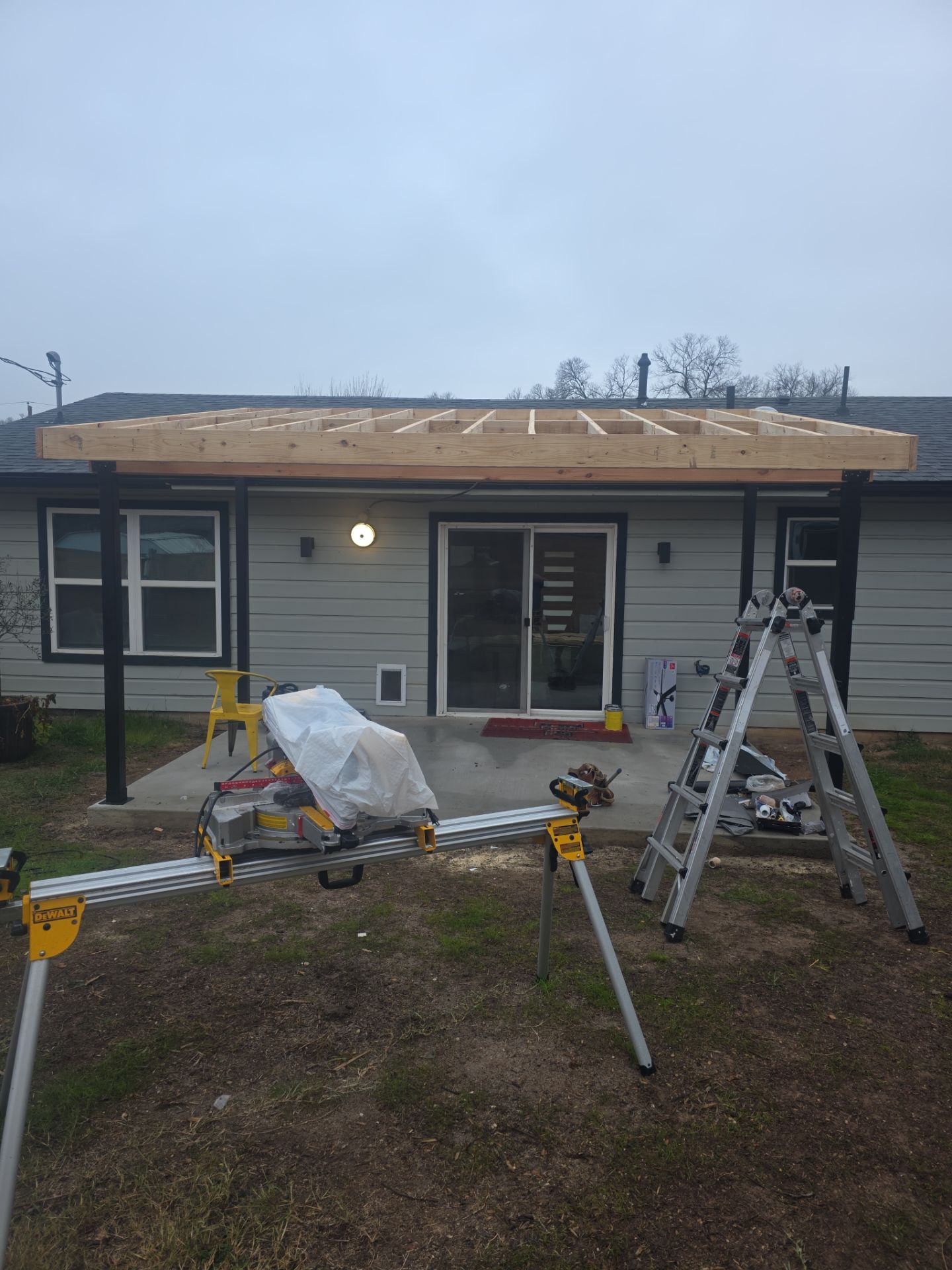 Custom patio for under 20. by REPS OF TEXAS