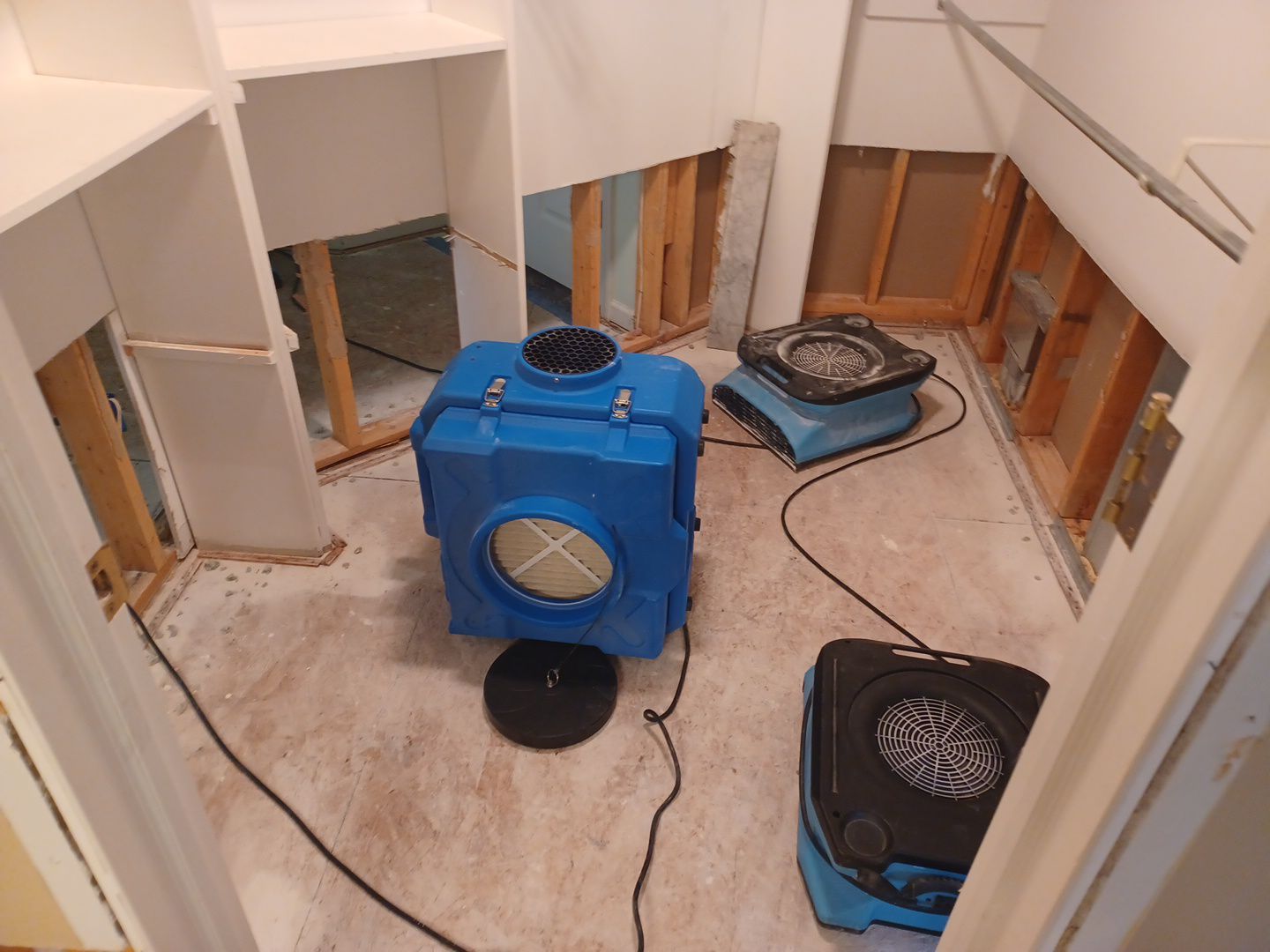 Project in Village of Clarkston by EzDry Water Mitigation & Property Restoration