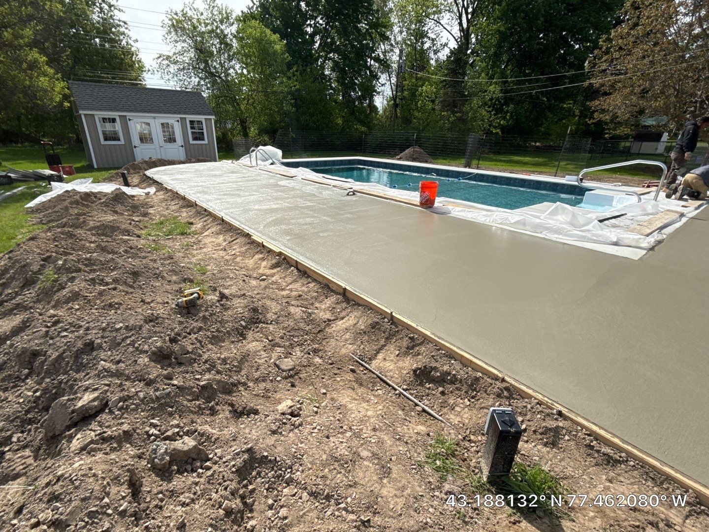 Wester Broom Finish Patio by NG Masonry & Construction LLC