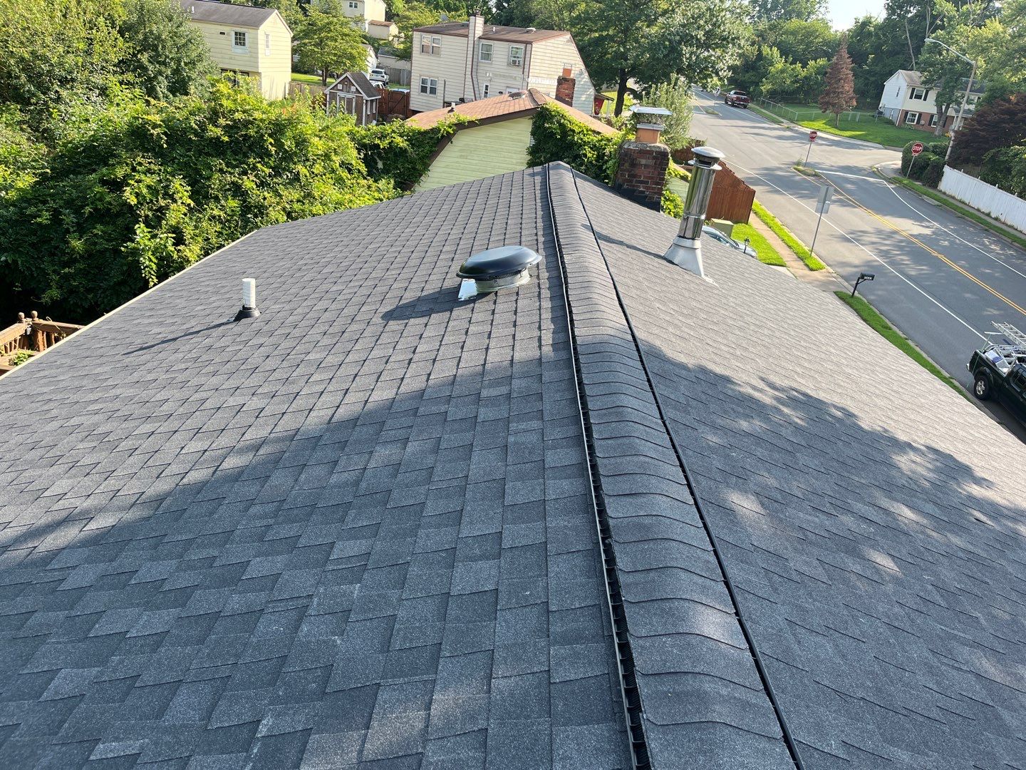 Residential Roofing Installation using CertainTeed Landmark, Charcoal by RJC General Construction, LLC.