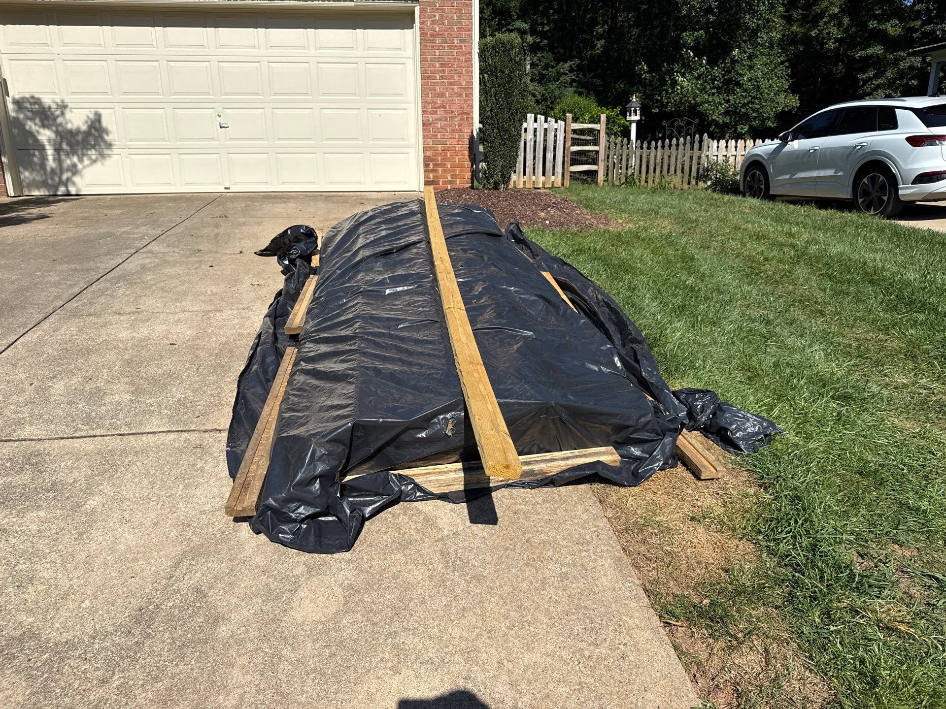 Project in Huntersville by Badger Hauling